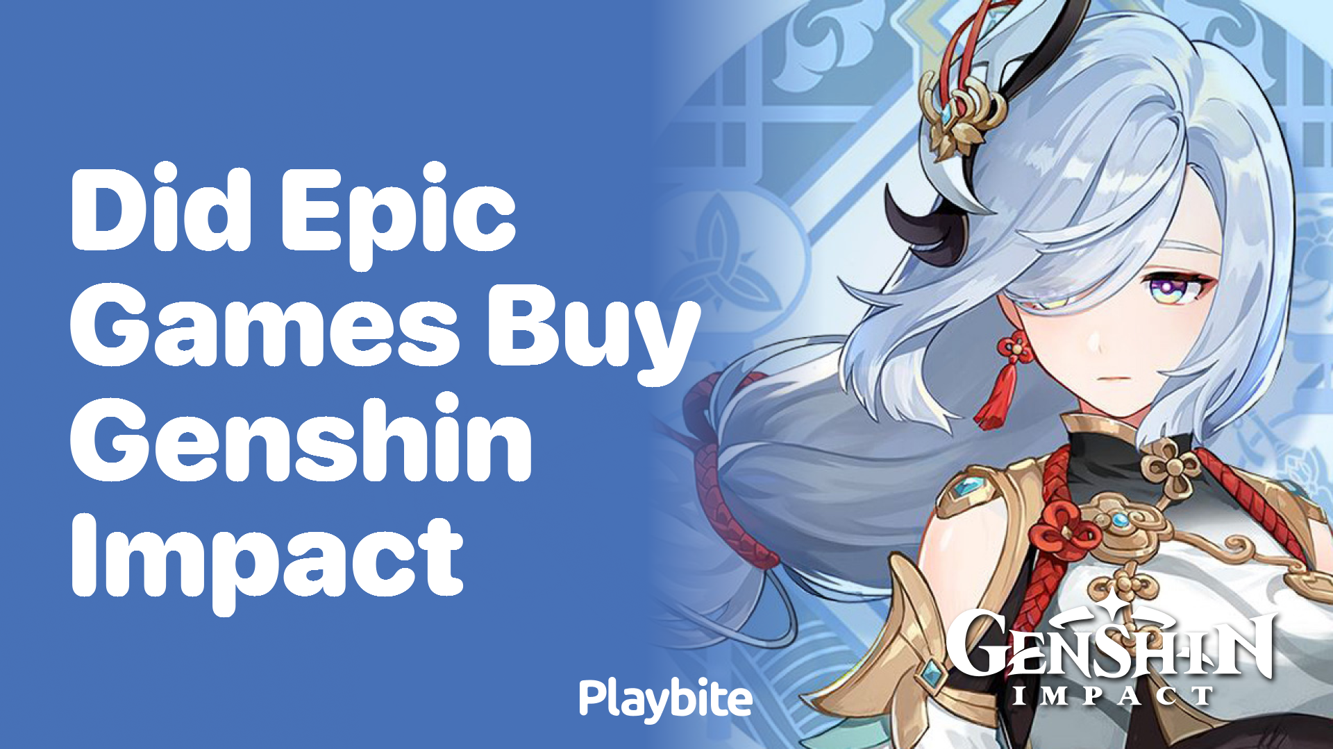 Did Epic Games Buy Genshin Impact?