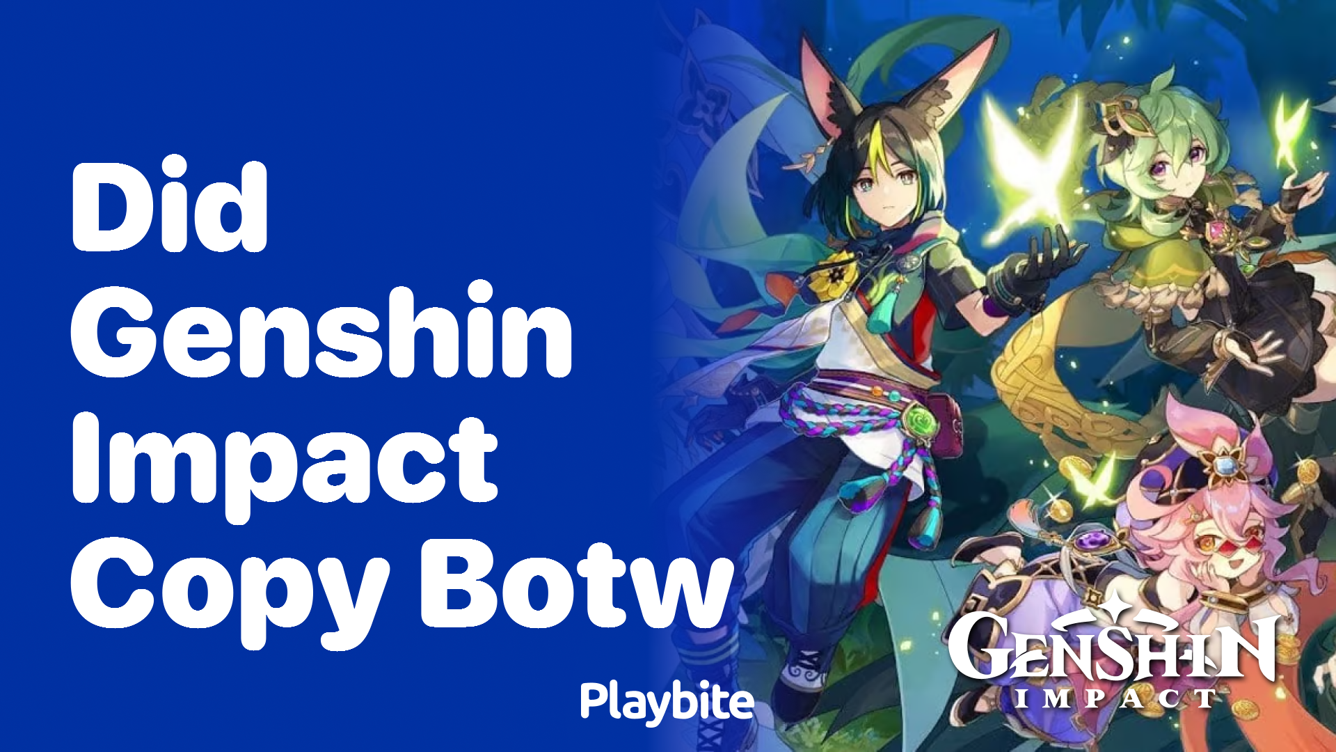 Did Genshin Impact Copy The Legend of Zelda: Breath of the Wild?