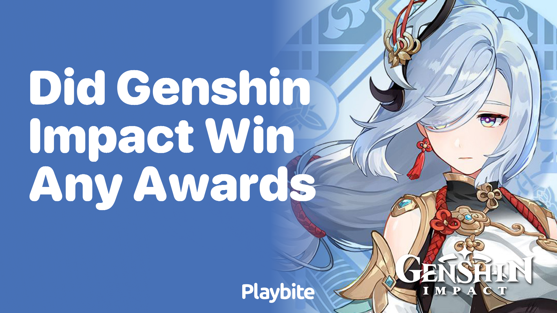 Did Genshin Impact Win Any Awards?