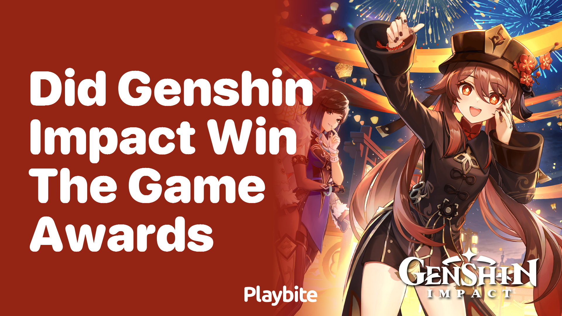 Did Genshin Impact Win the Game Awards?