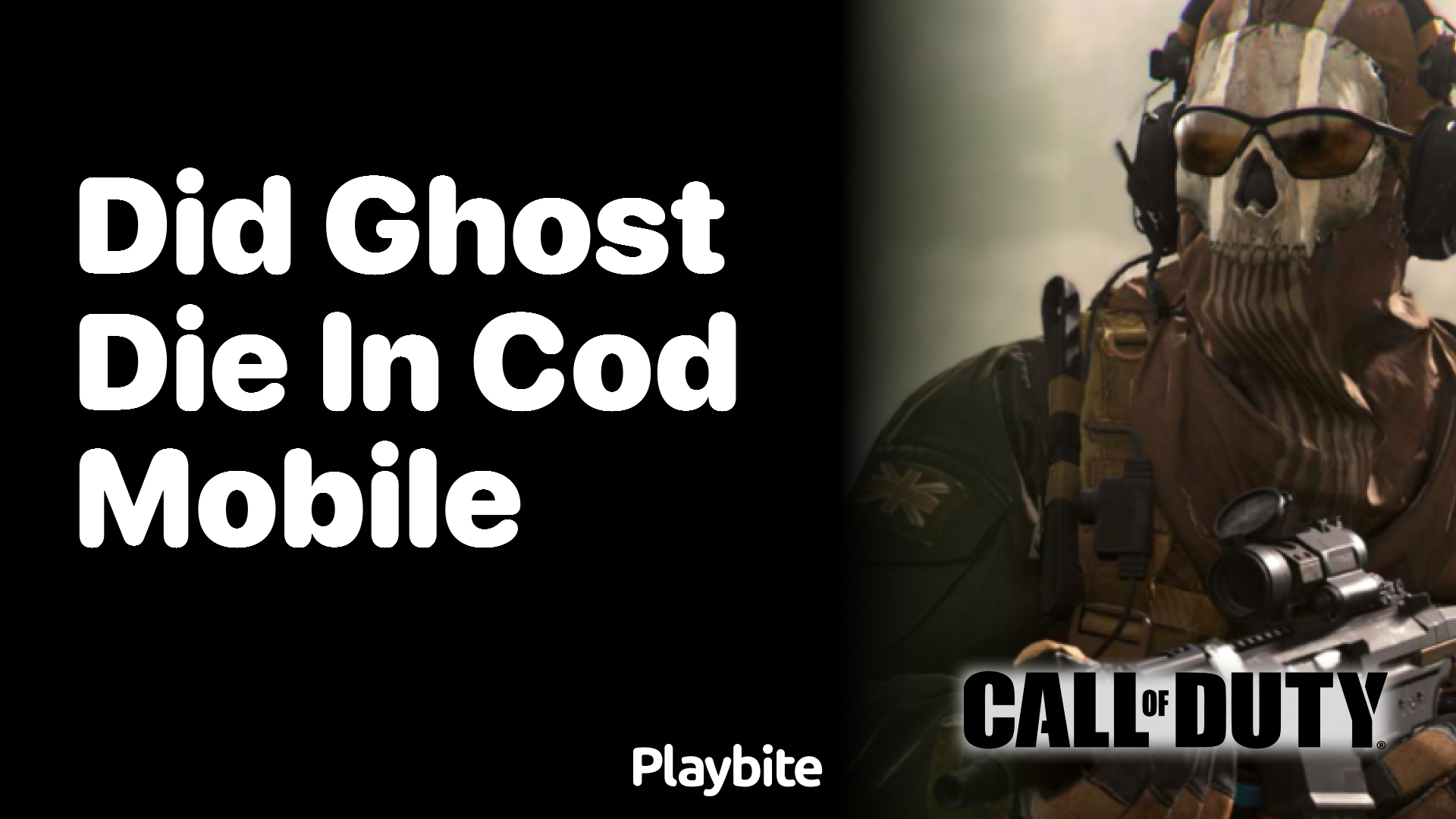 Did Ghost Die in COD Mobile?