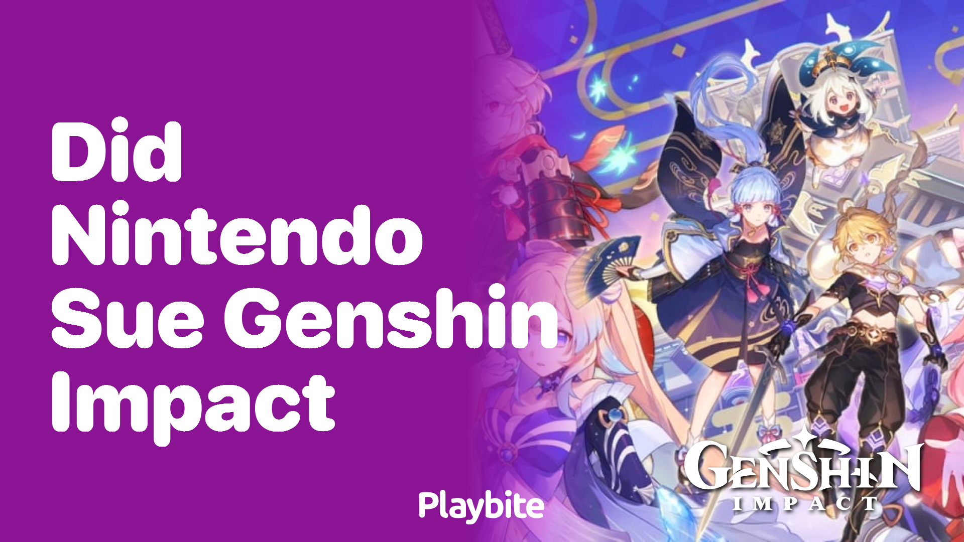 Did Nintendo Sue Genshin Impact?