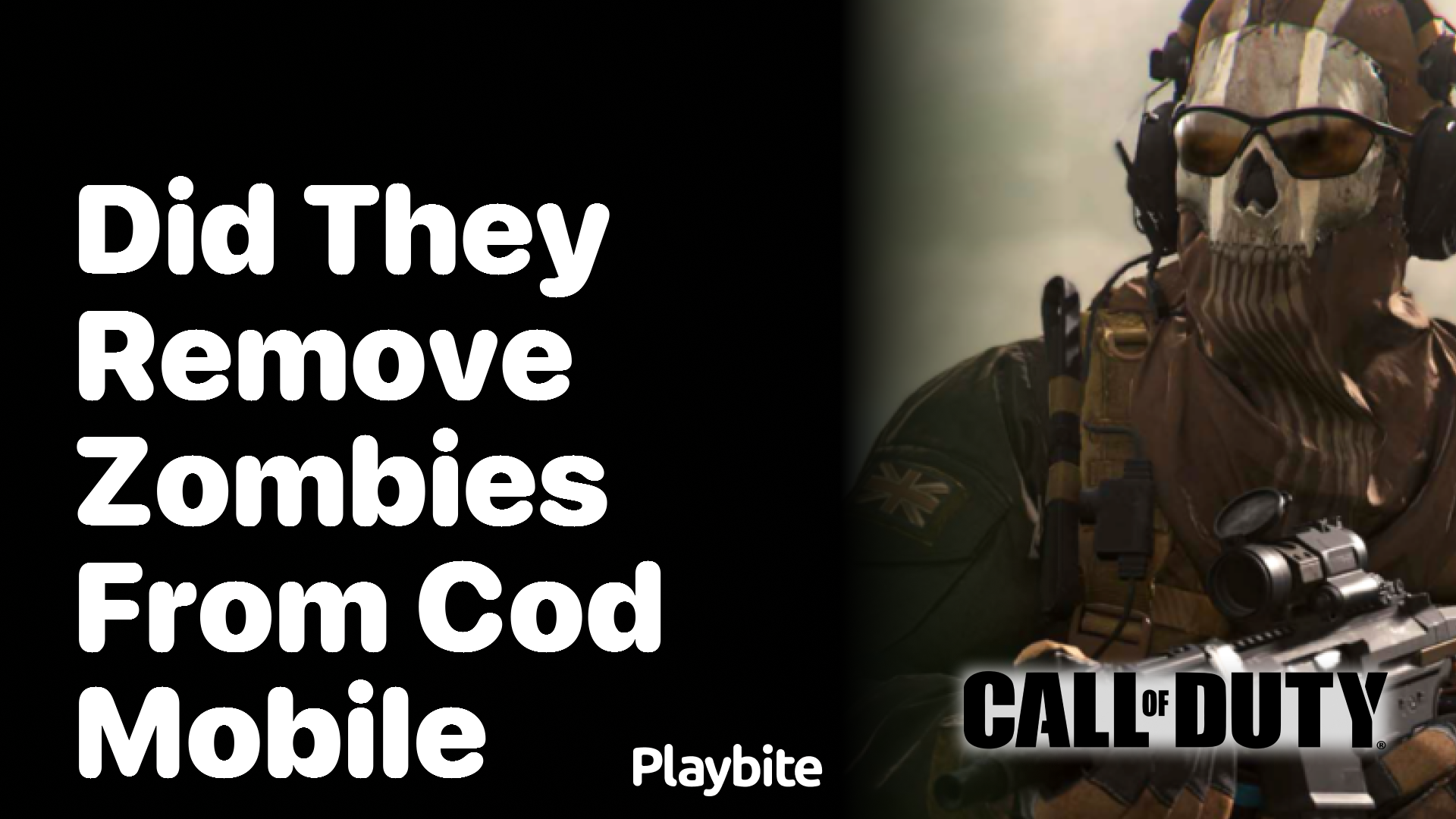 Did They Remove Zombies from Call of Duty Mobile?