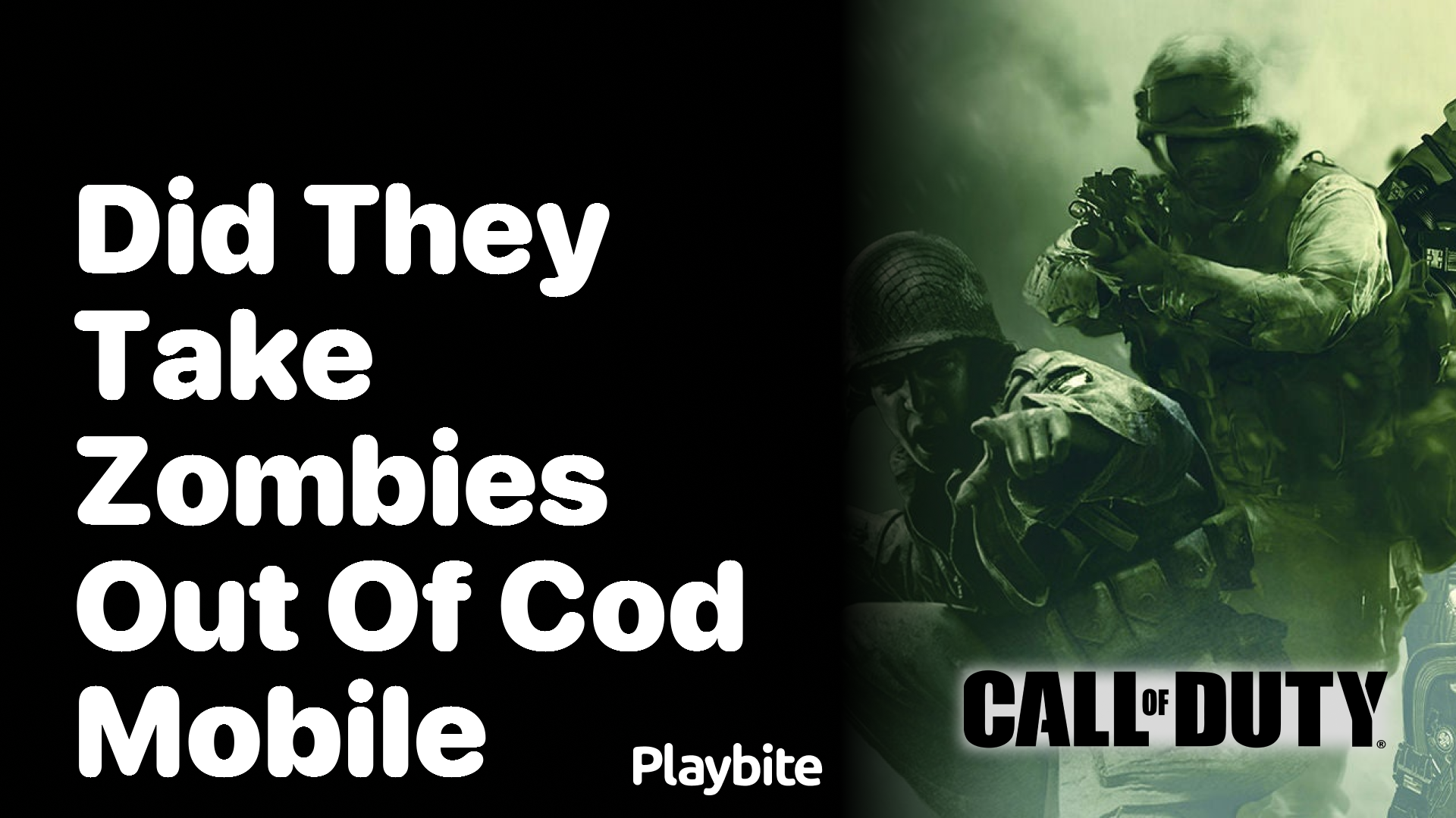 Did They Take Zombies Out of COD Mobile?