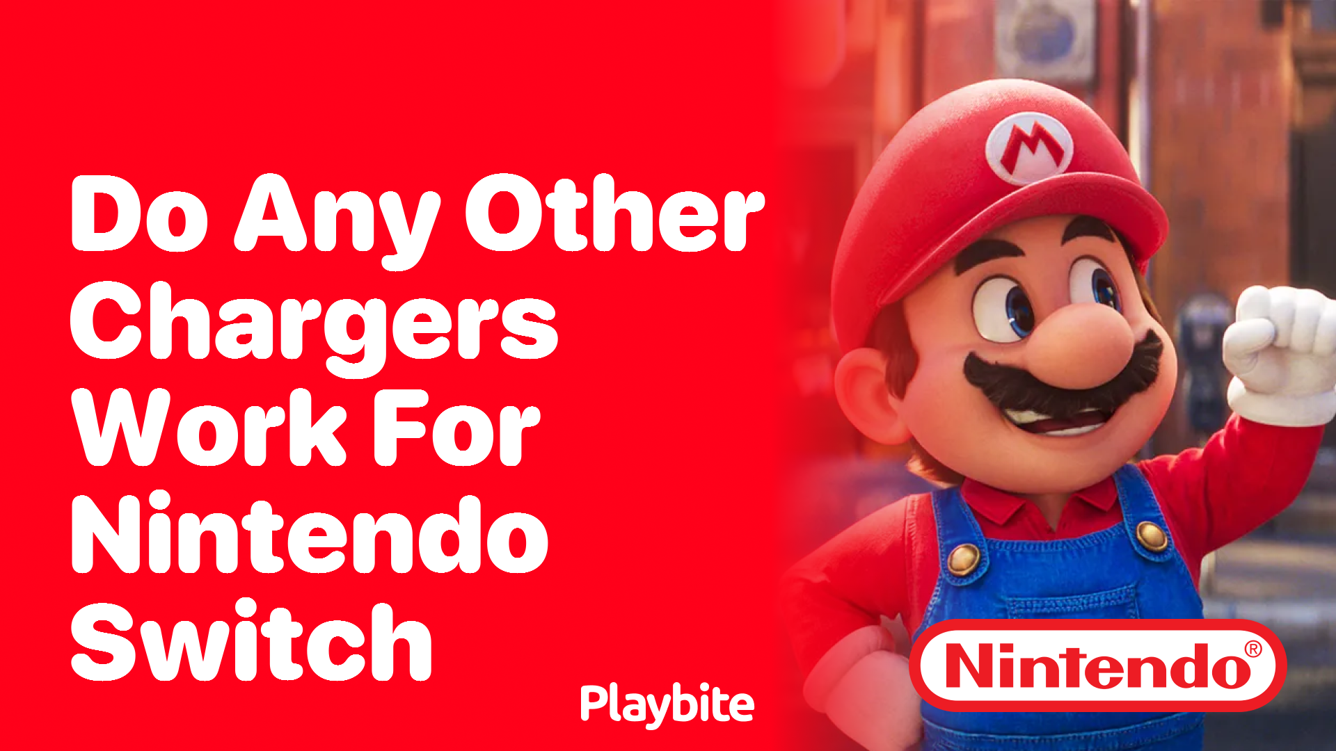 Do Any Other Chargers Work for the Nintendo Switch?