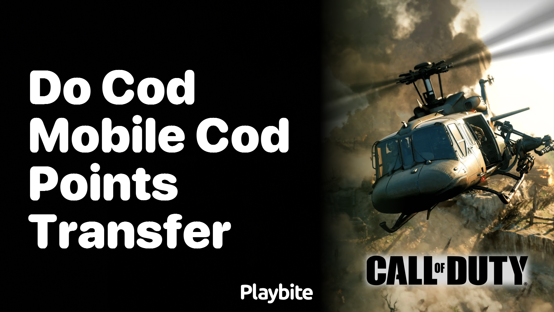 Do COD Mobile COD Points Transfer Across Platforms?