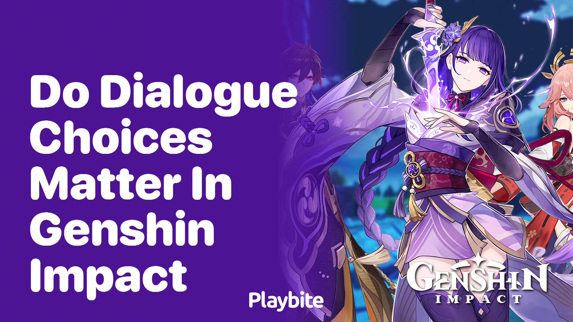 Do Dialogue Choices Matter in Genshin Impact?