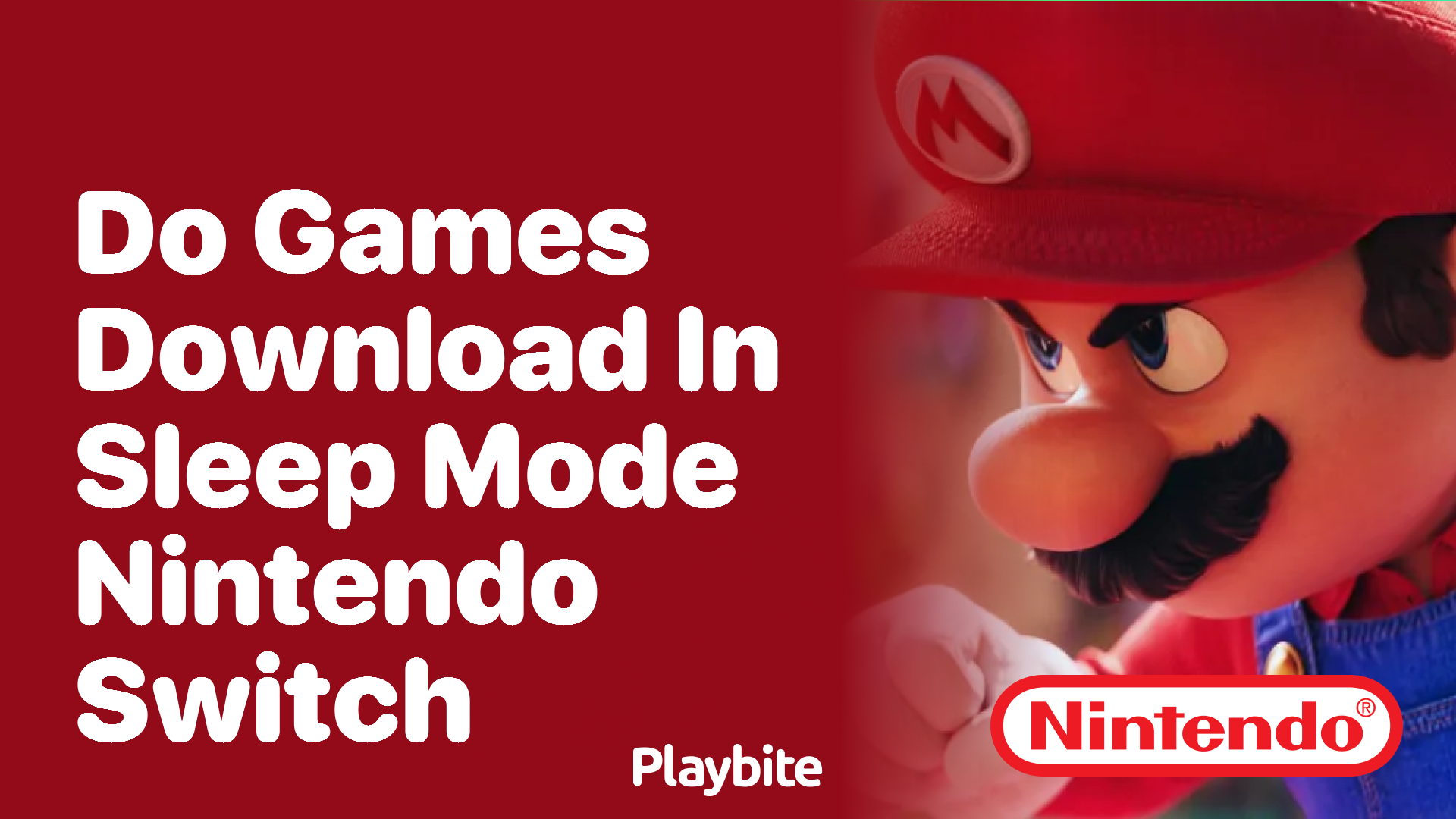 Do Games Download in Sleep Mode on Nintendo Switch?