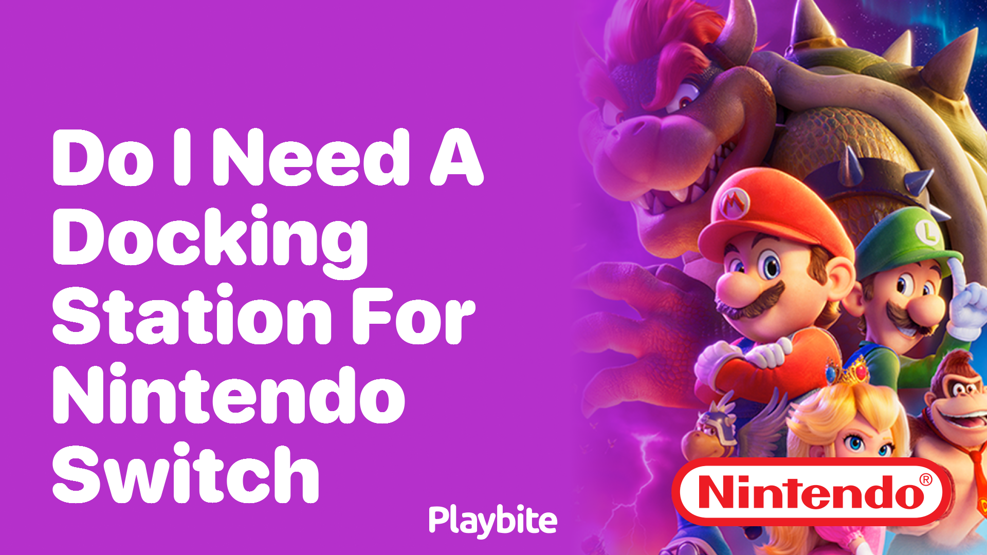 Do I Need a Docking Station for My Nintendo Switch?