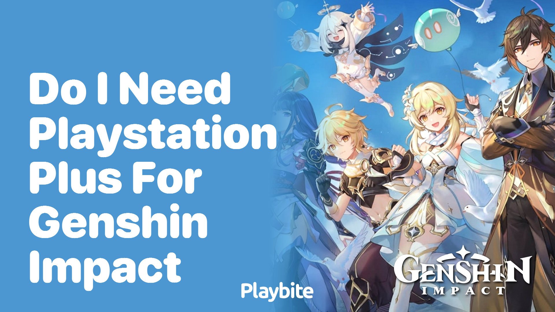 Do I Need PlayStation Plus to Play Genshin Impact?