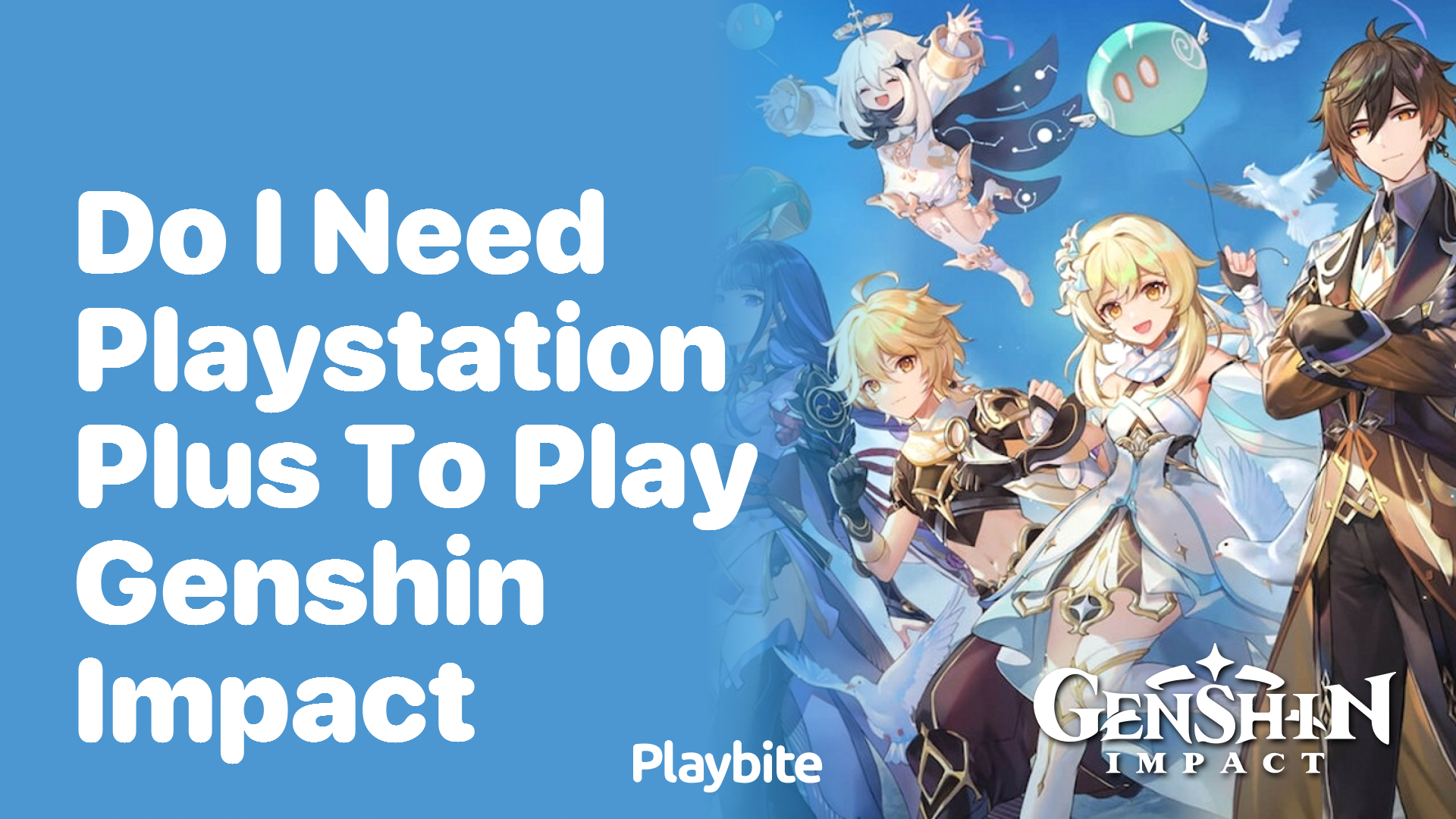 Do I Need PlayStation Plus to Play Genshin Impact?