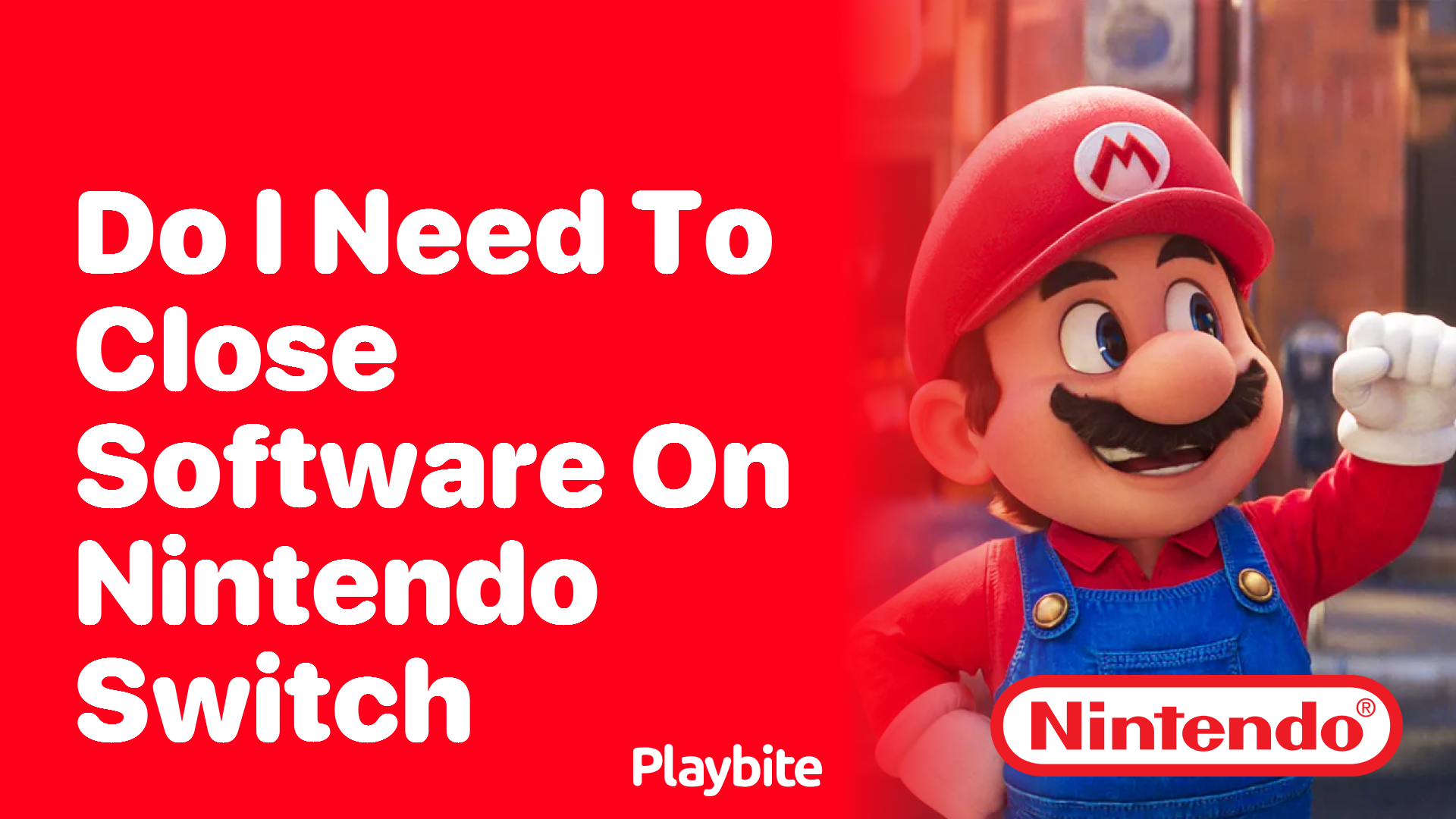 Do I Need to Close Software on Nintendo Switch?