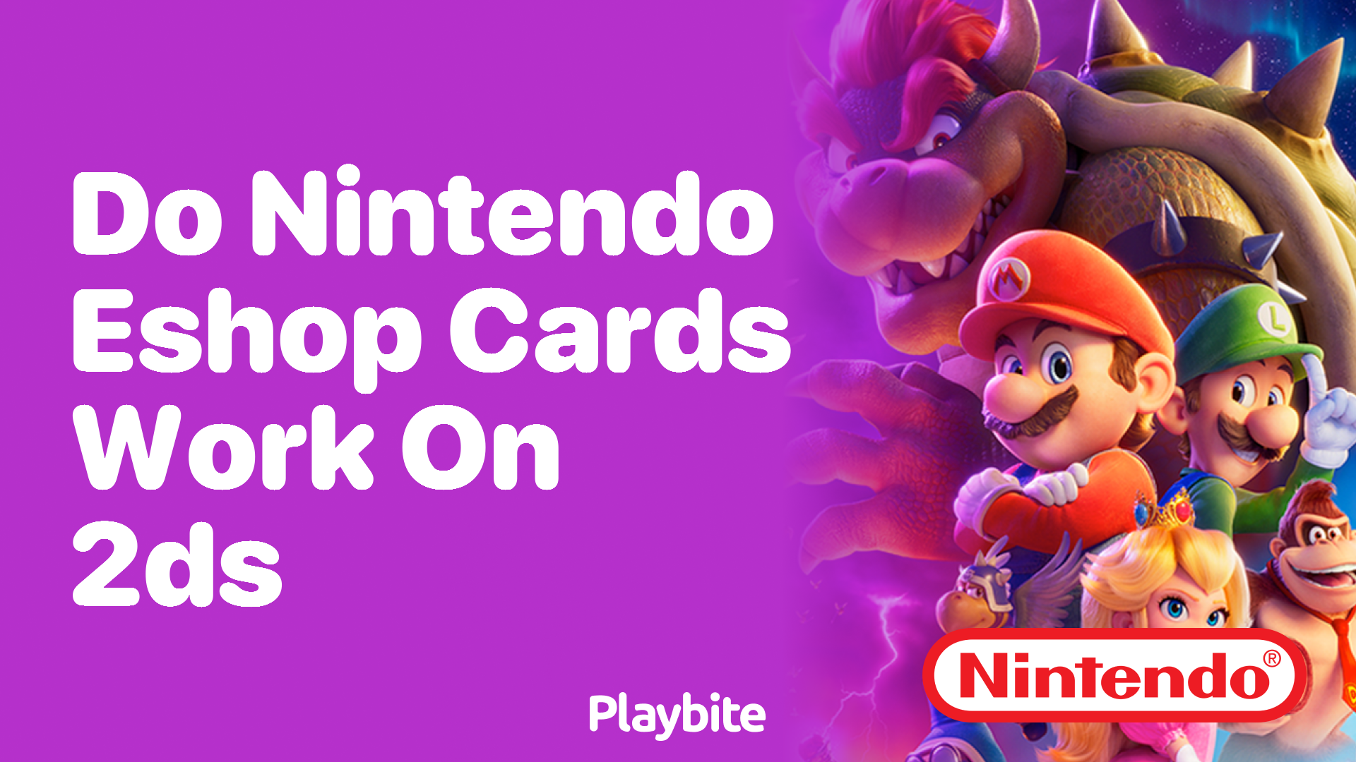 Do Nintendo eShop Cards Work on 2DS?