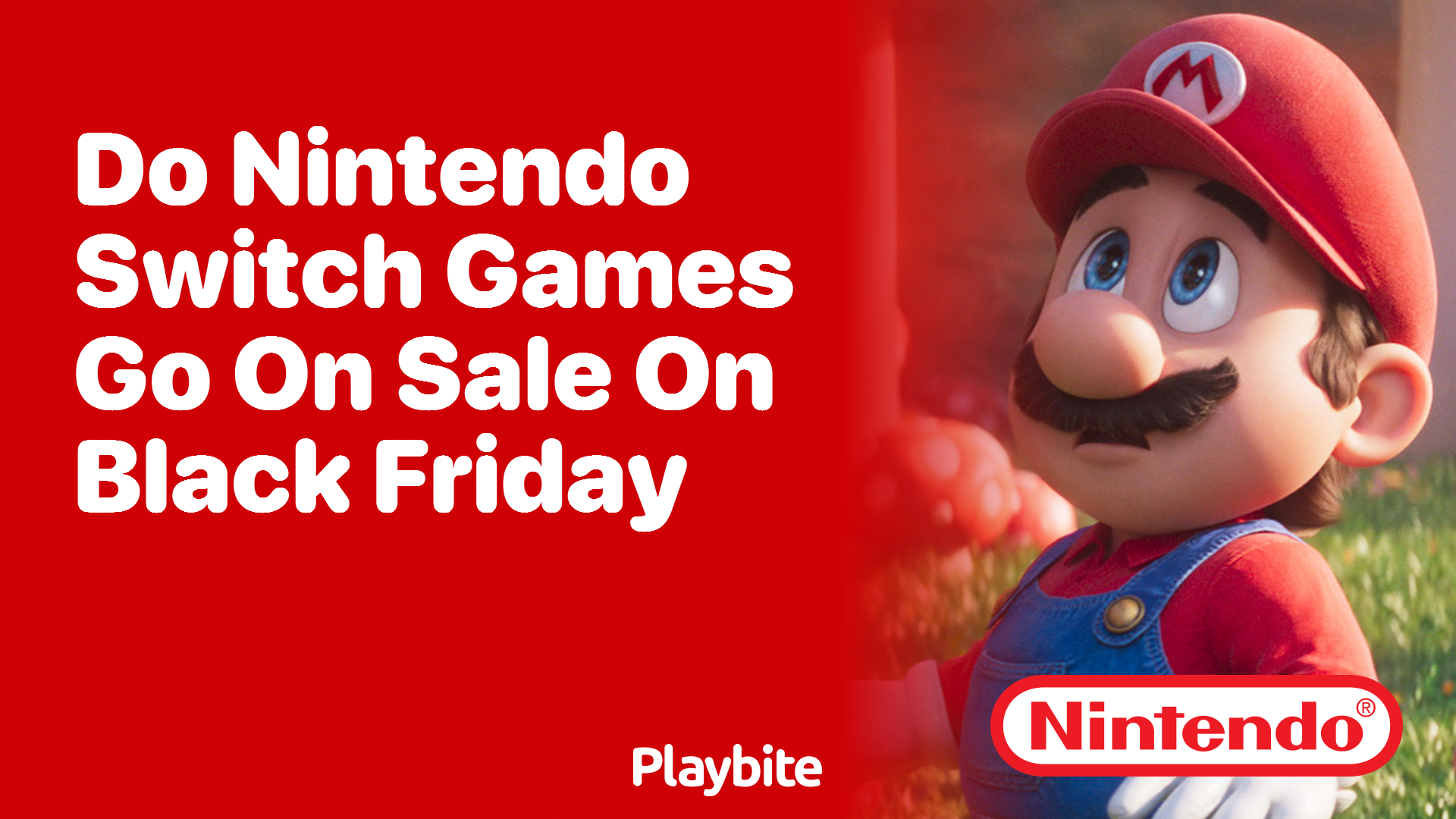 Do Nintendo Switch Games Go on Sale on Black Friday?