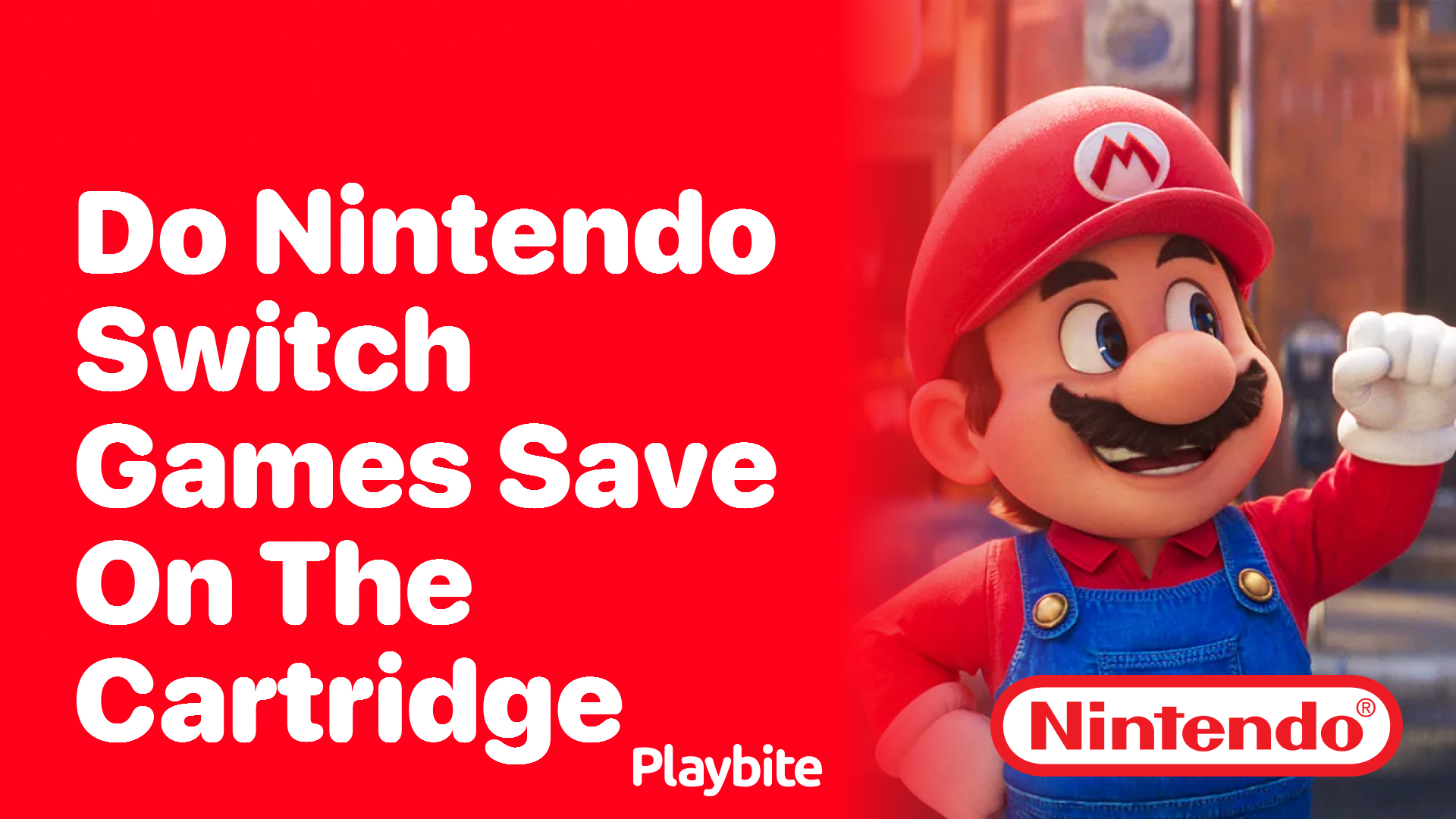 Do Nintendo Switch Games Save on the Cartridge?