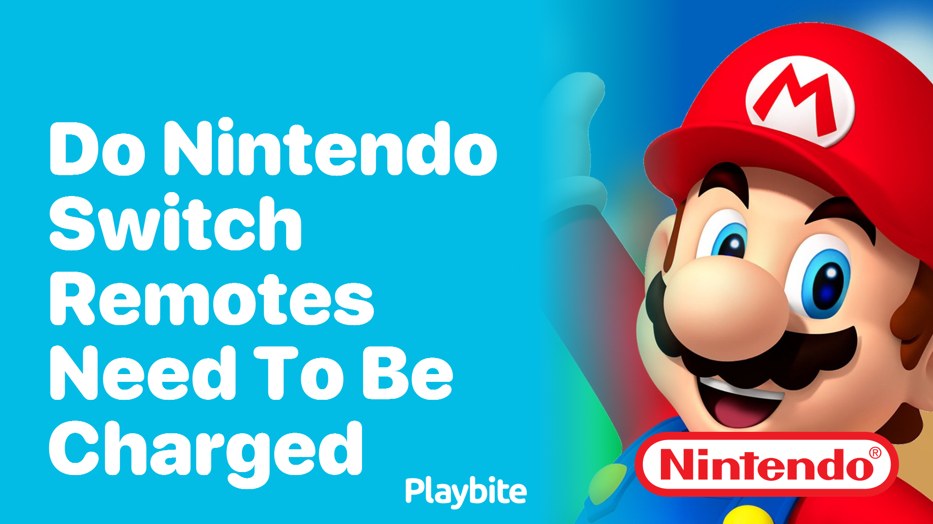 Do Nintendo Switch Remotes Need to Be Charged?