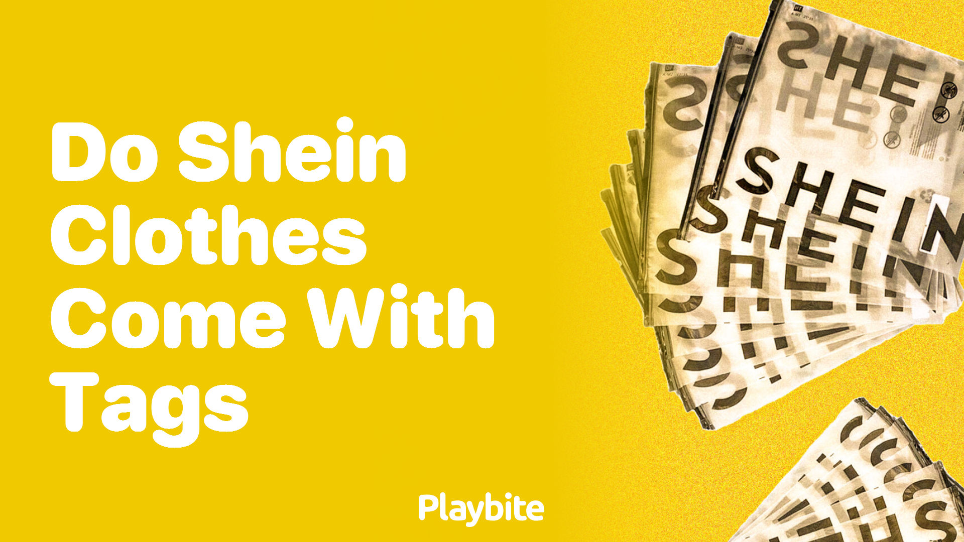 Do SHEIN Clothes Come with Tags?