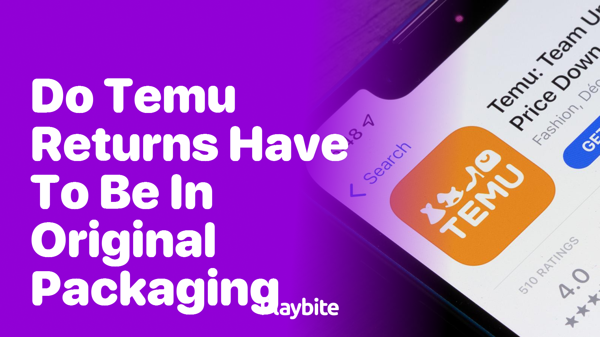 Do Temu Returns Need to Be in Original Packaging? Playbite