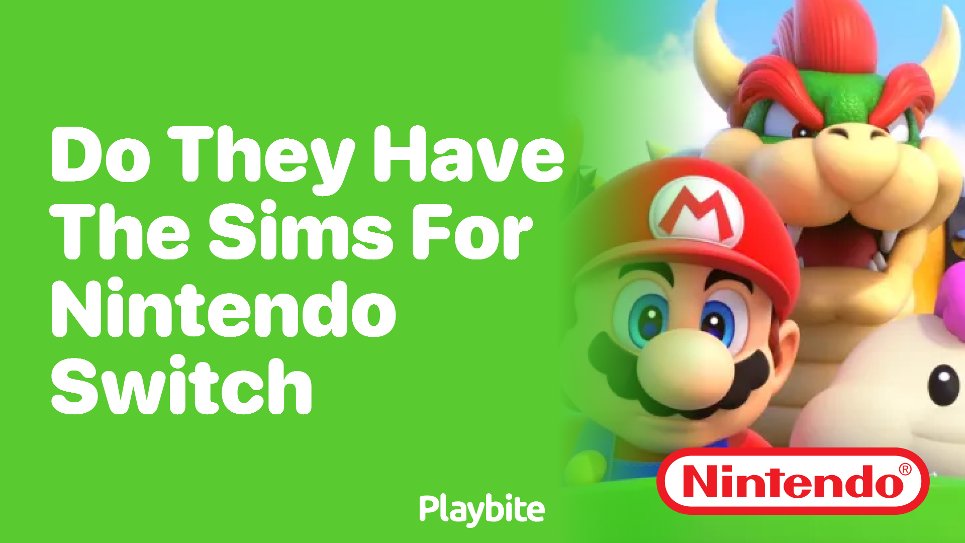 Do They Have The Sims for Nintendo Switch?