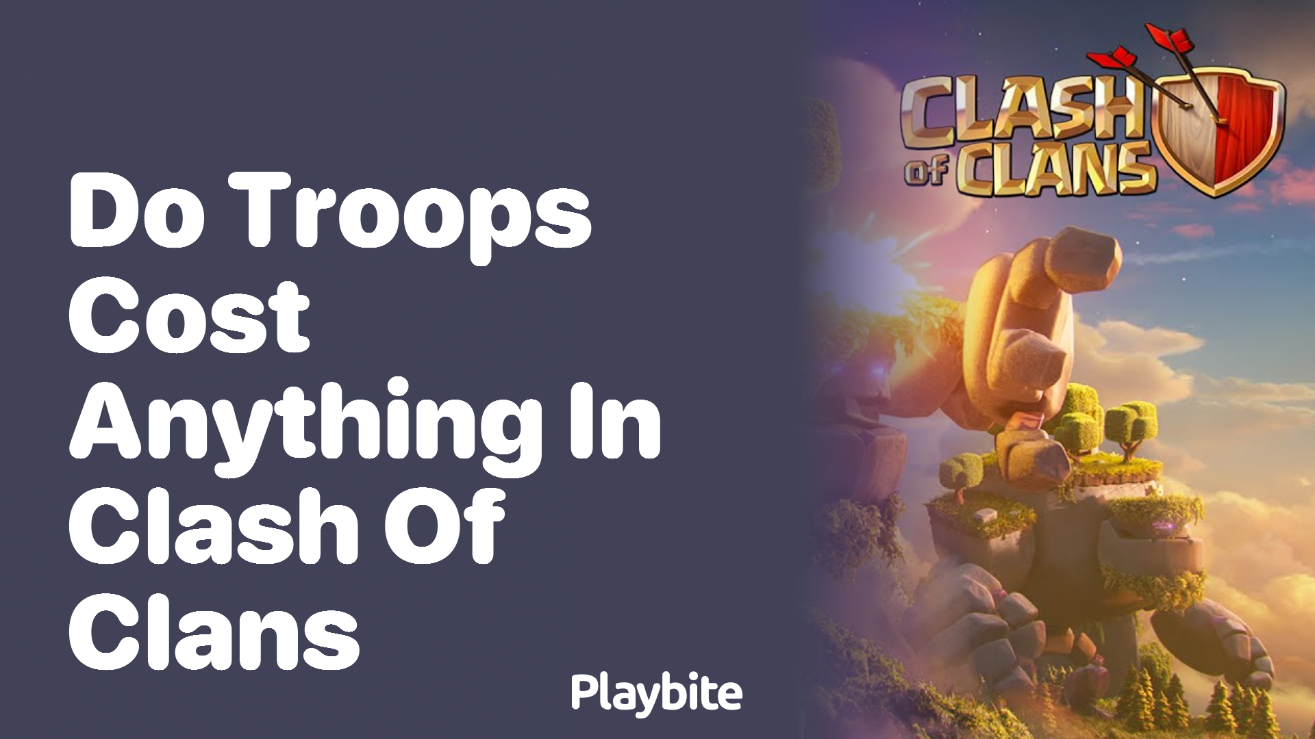 Do Troops Cost Anything in Clash of Clans?