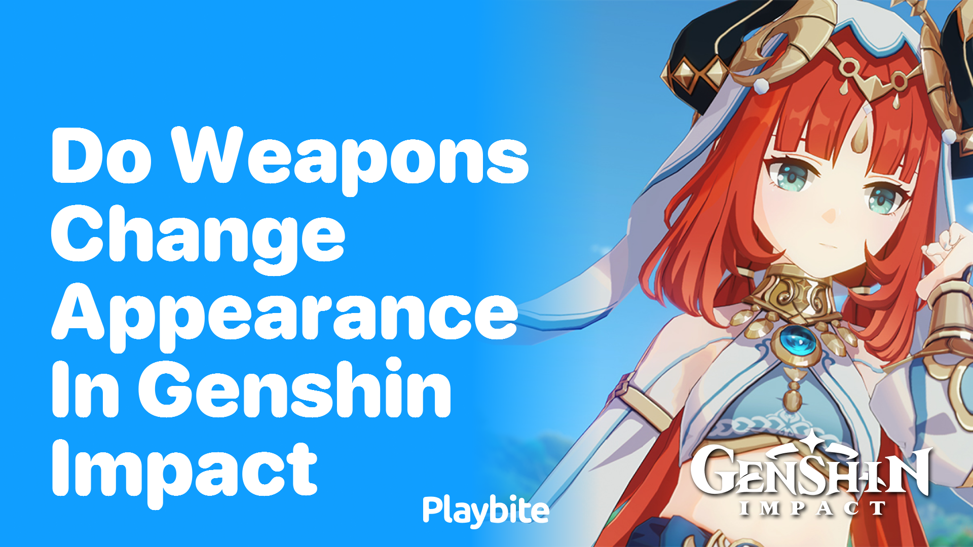 Do Weapons Change Appearance in Genshin Impact?