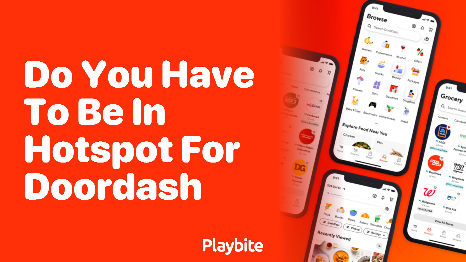 Do You Have to Be in a Hotspot for DoorDash?