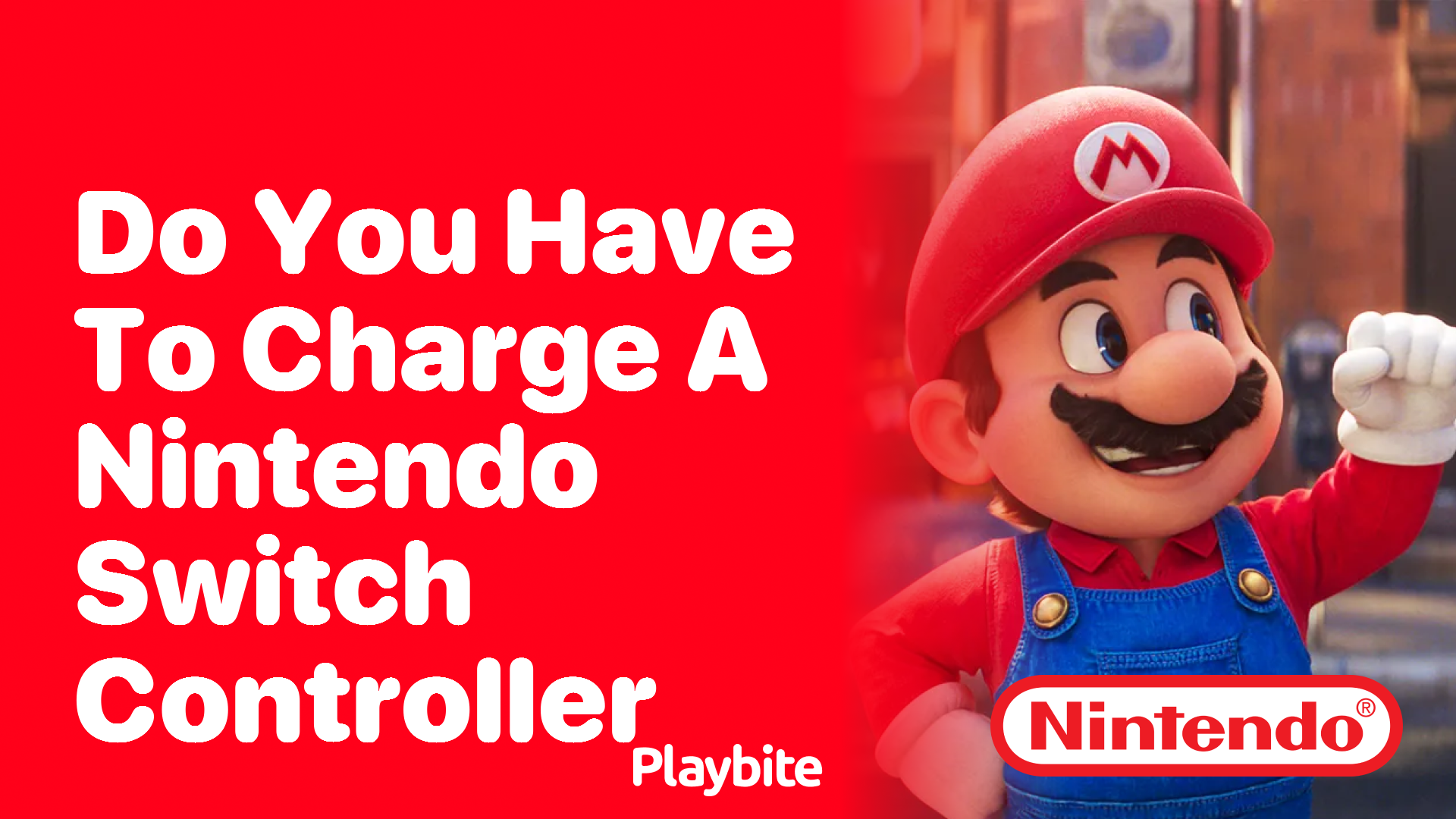 Do You Have to Charge a Nintendo Switch Controller