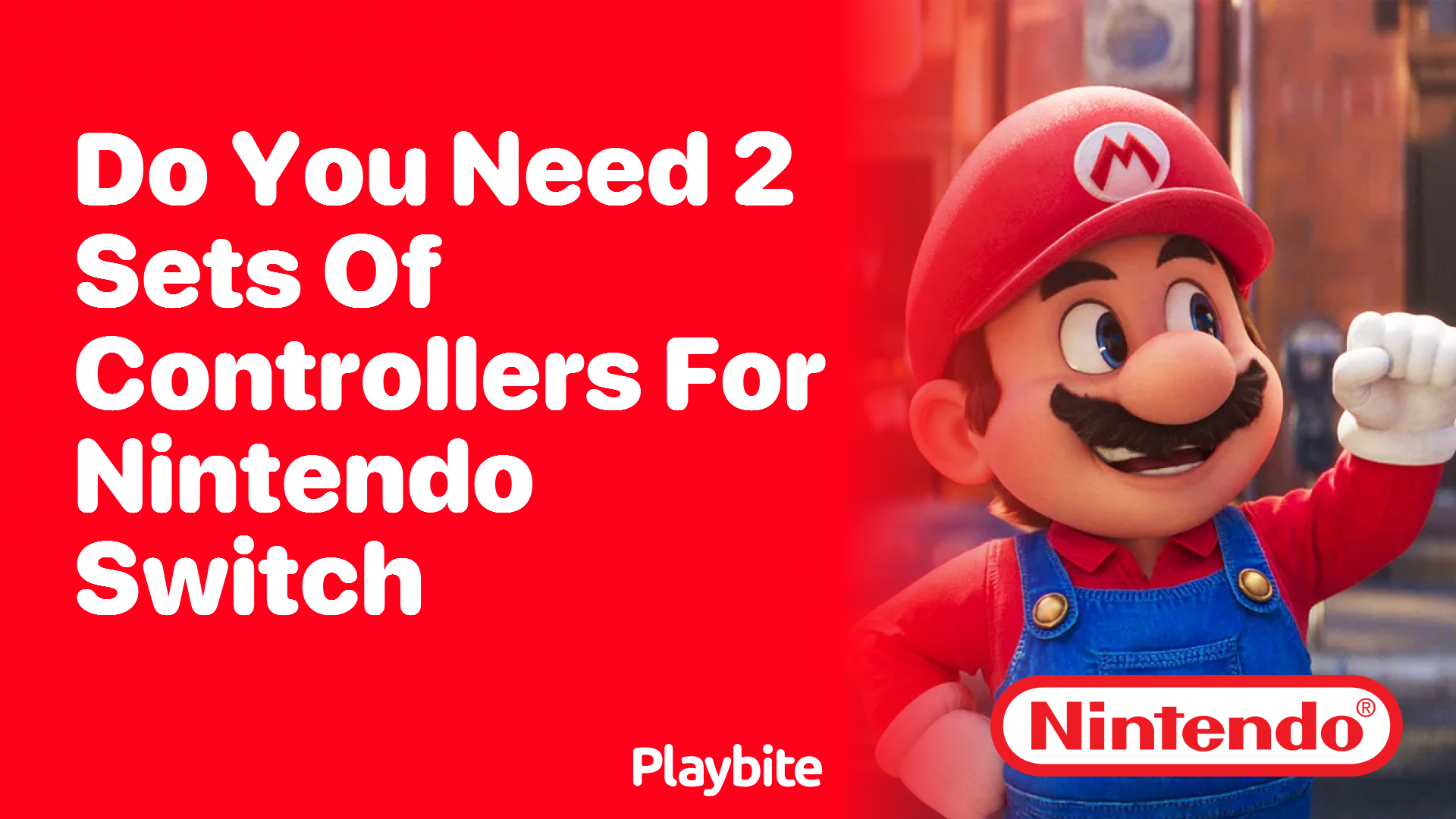 Do You Need 2 Sets of Controllers for Nintendo Switch?