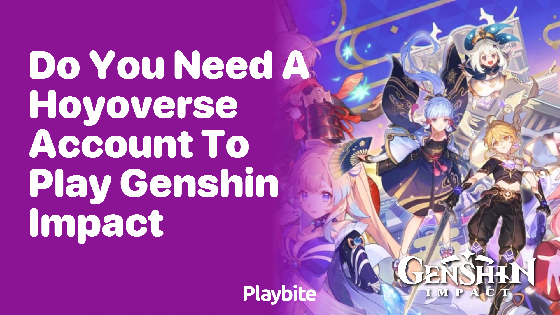 Do You Need a Hoyoverse Account to Play Genshin Impact?