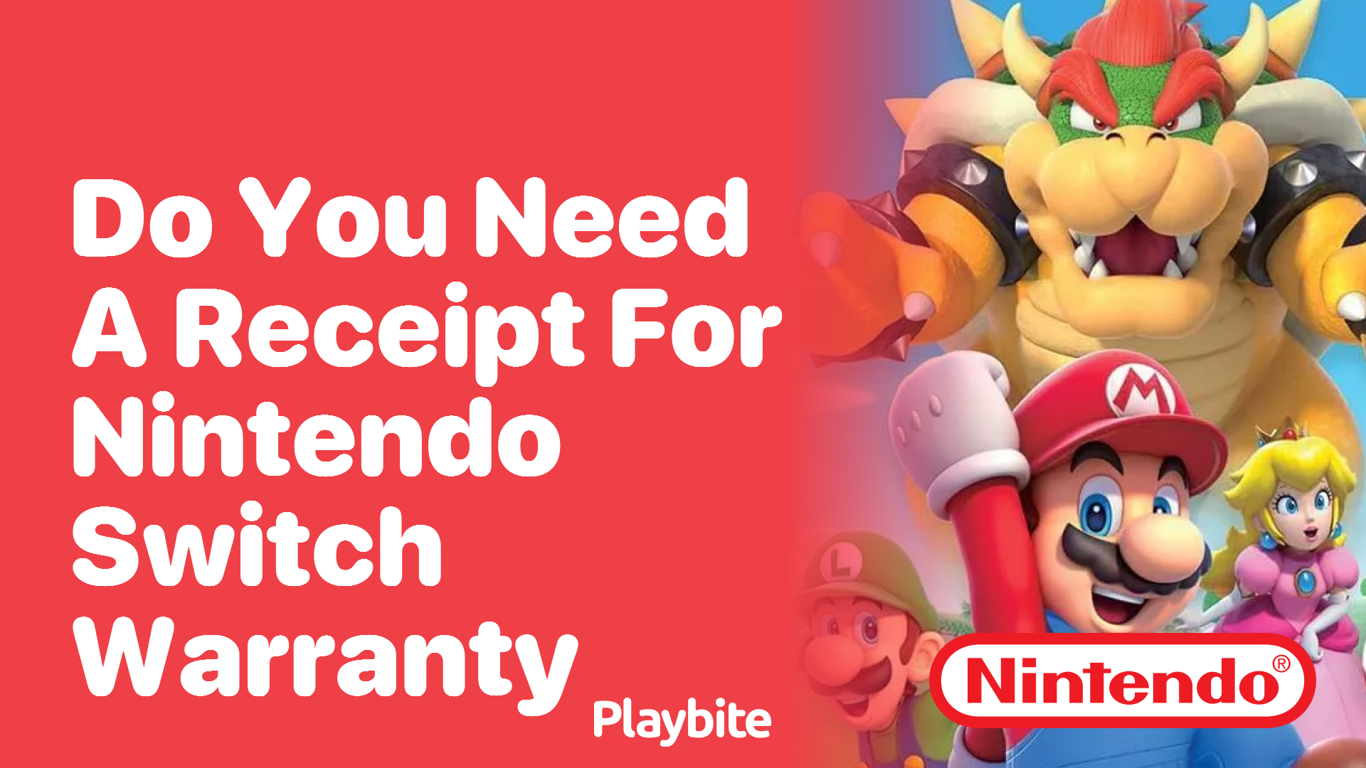 Do You Need a Receipt for a Nintendo Switch Warranty?