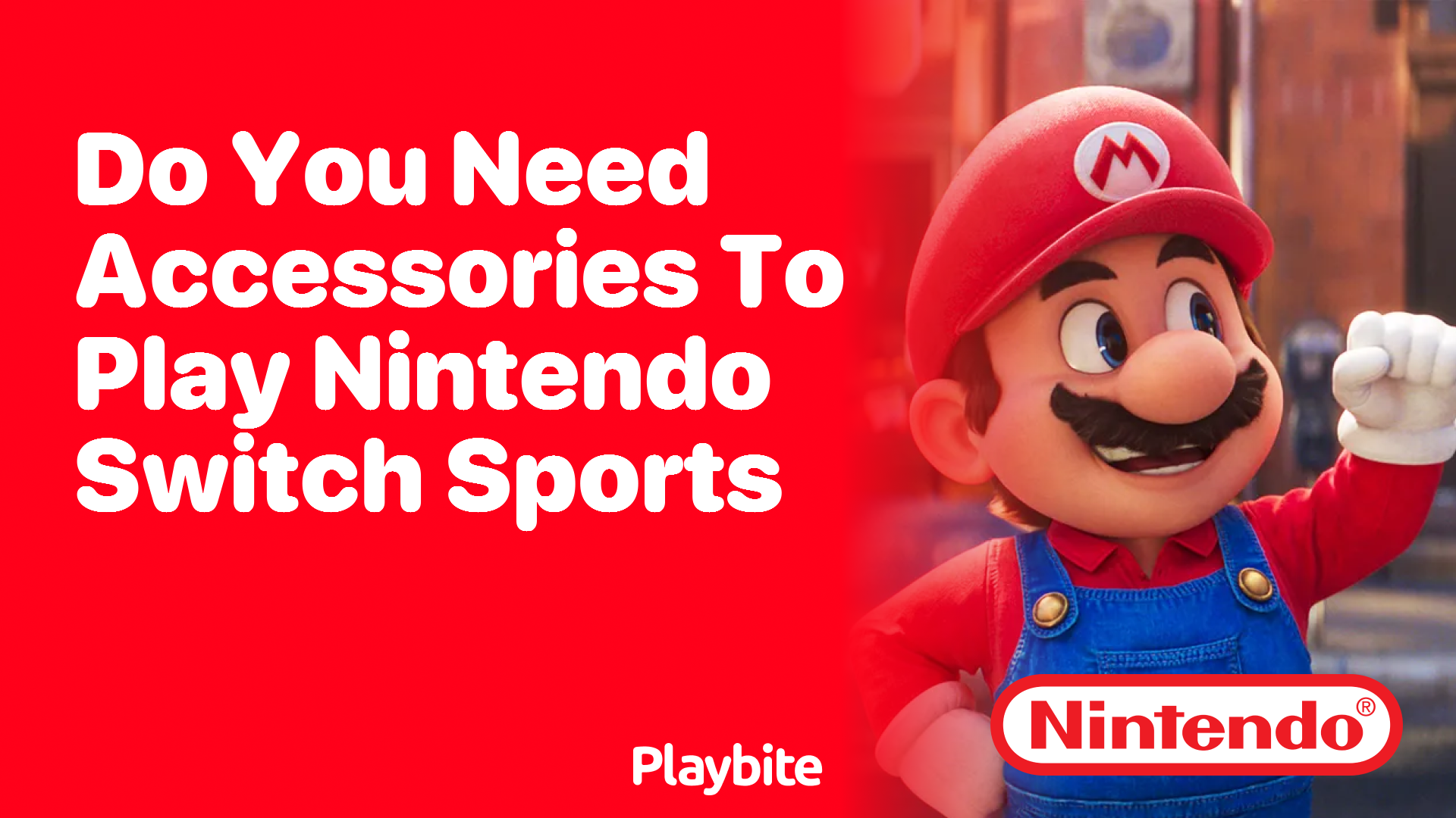 Do You Need Accessories to Play Nintendo Switch Sports?