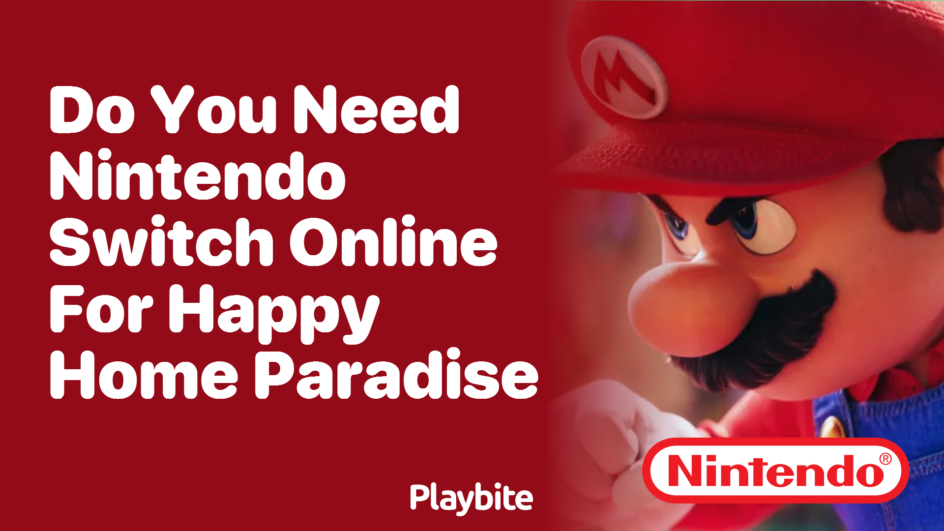 Do You Need Nintendo Switch Online for Happy Home Paradise?
