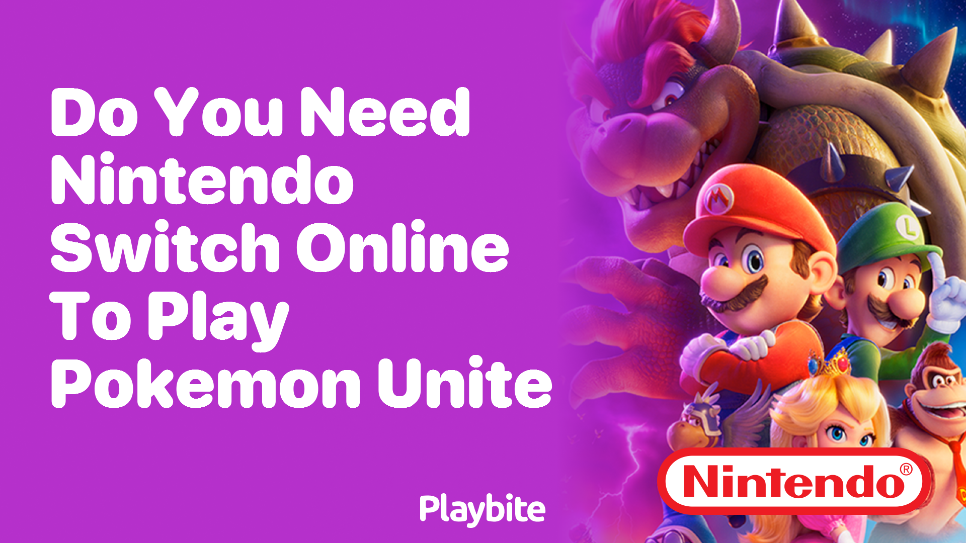 Do You Need Nintendo Switch Online to Play Pokémon Unite?