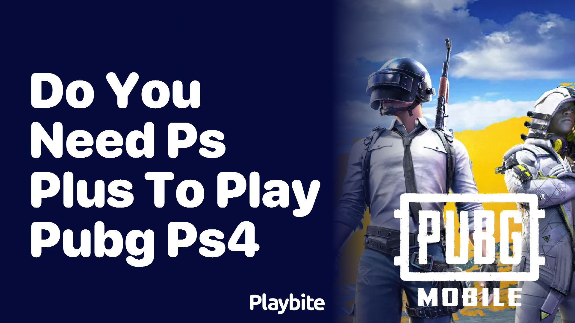 Do You Need PS Plus to Play PUBG on PS4?