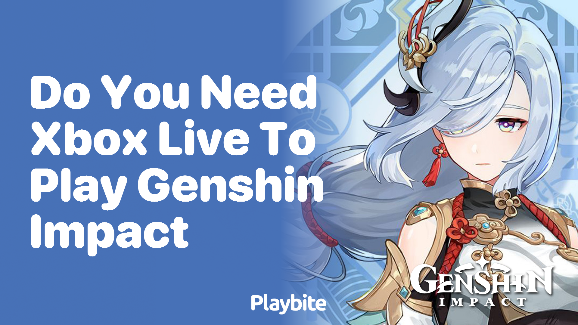 Do You Need Xbox Live to Play Genshin Impact?