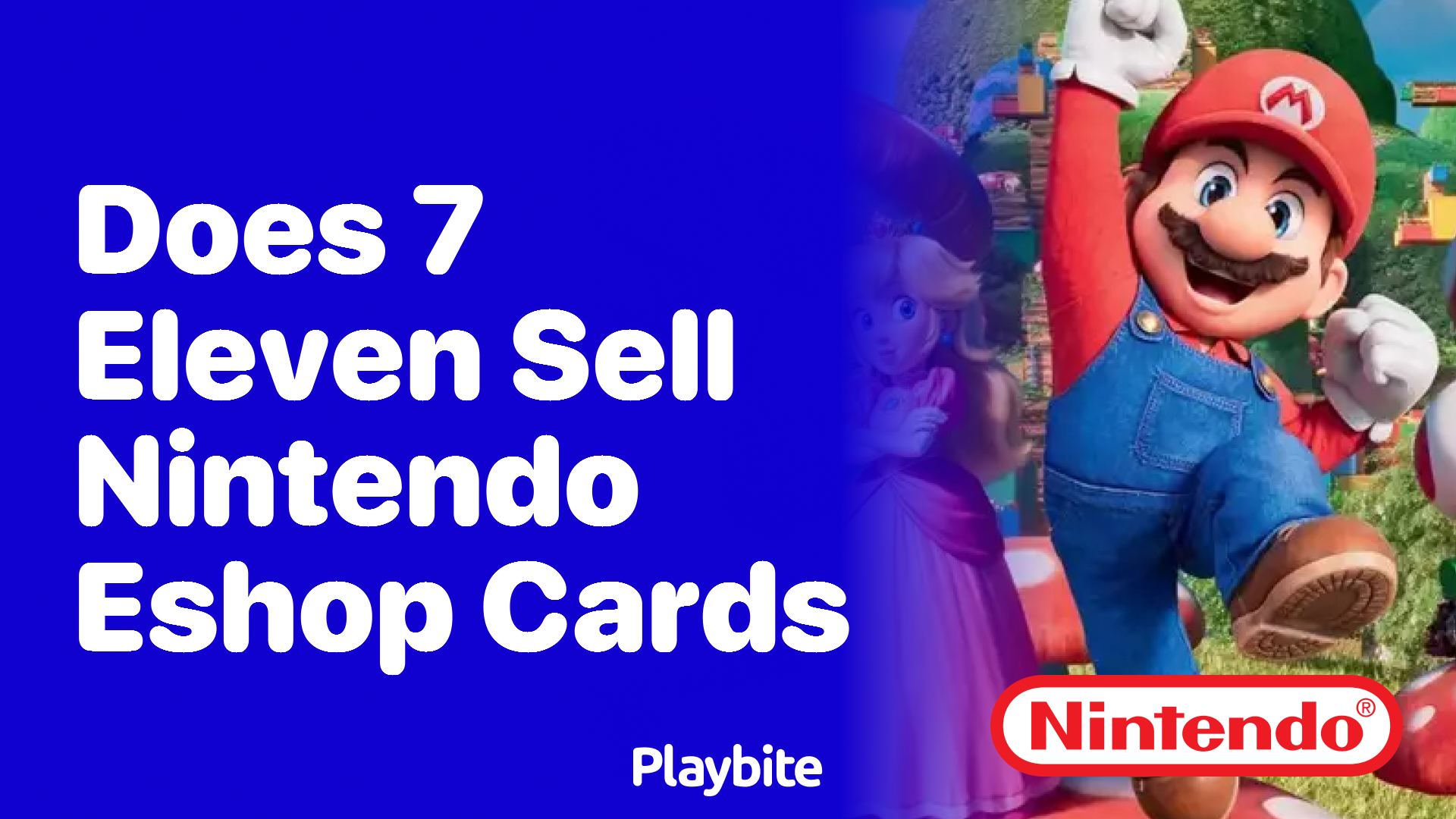 Does 7-Eleven Sell Nintendo eShop Cards?