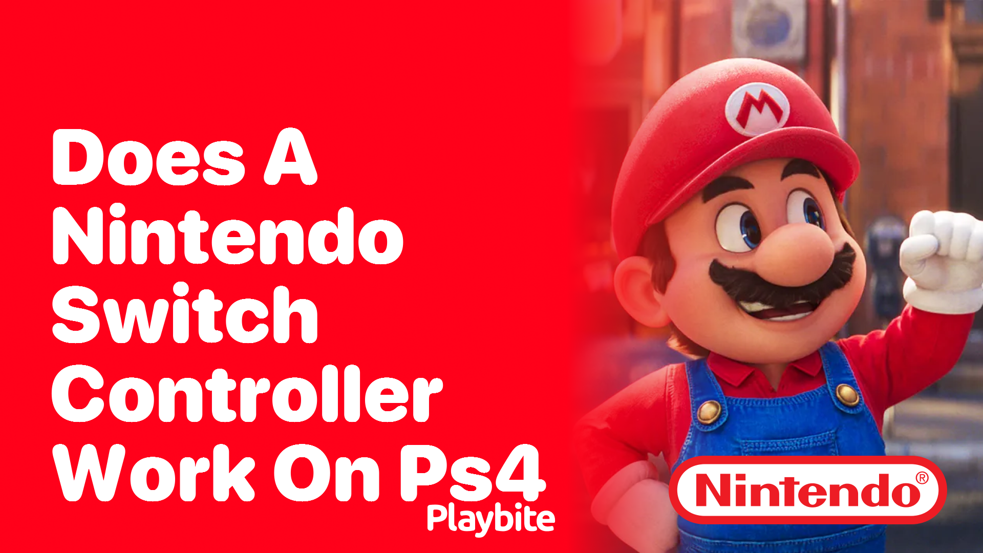 Does a Nintendo Switch Controller Work on PS4?