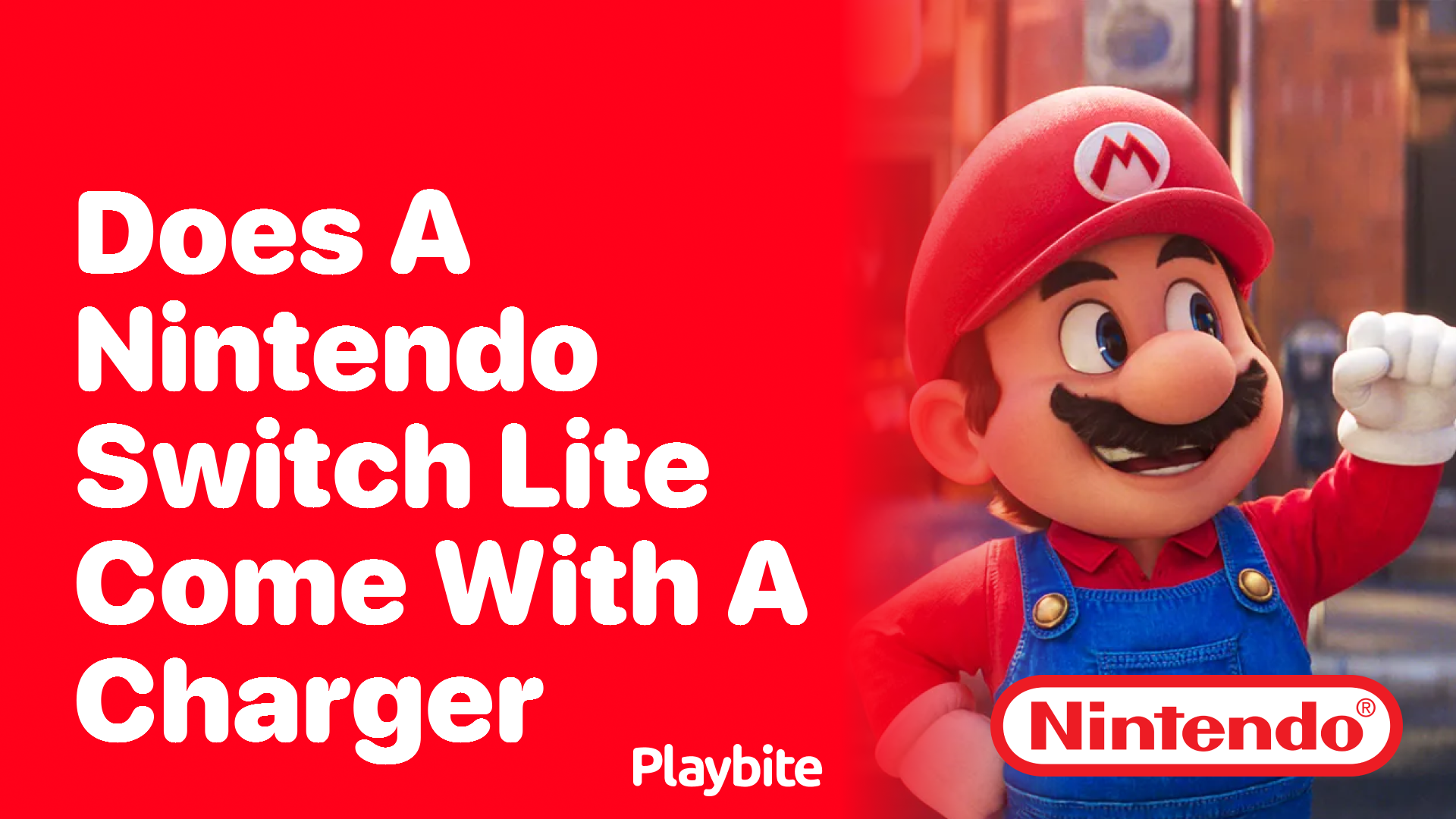 Does a Nintendo Switch Lite Come With a Charger?