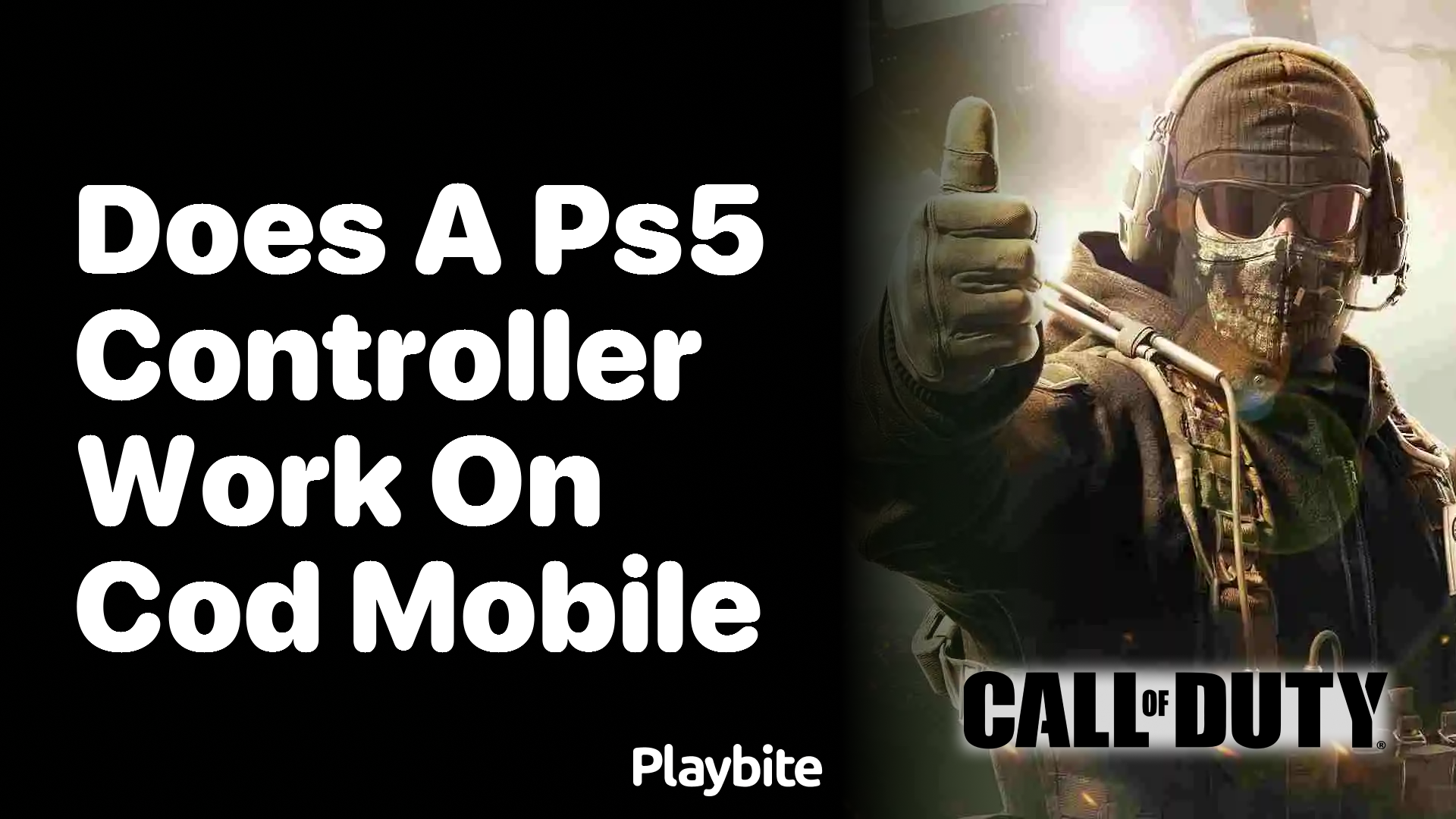 Does a PS5 Controller Work on COD Mobile?
