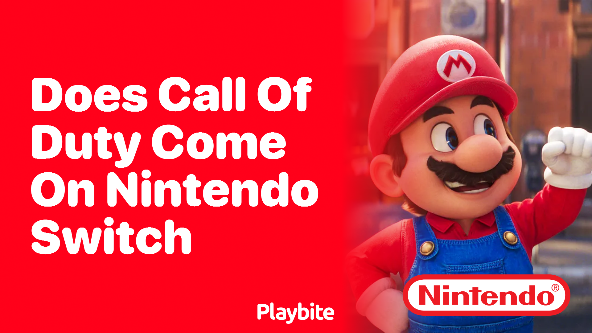 Does Call of Duty Come on Nintendo Switch?