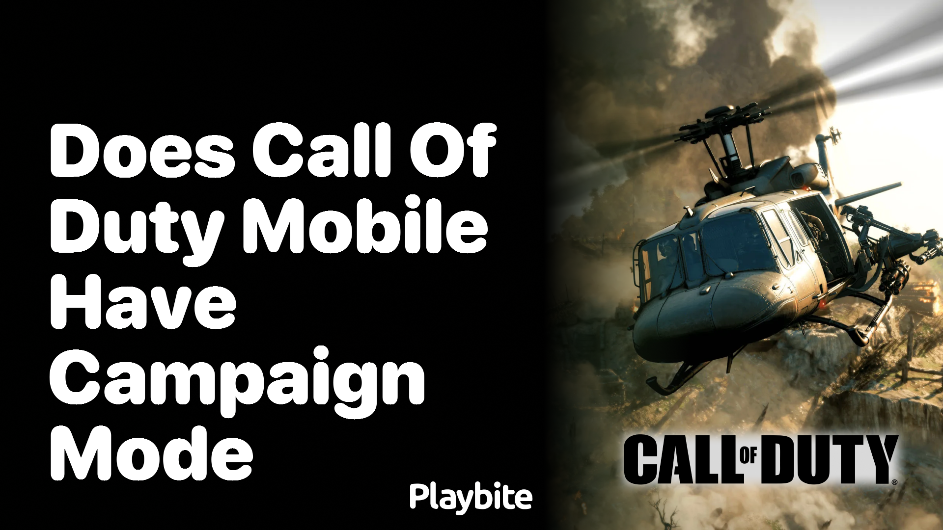 Does Call of Duty Mobile Have a Campaign Mode?