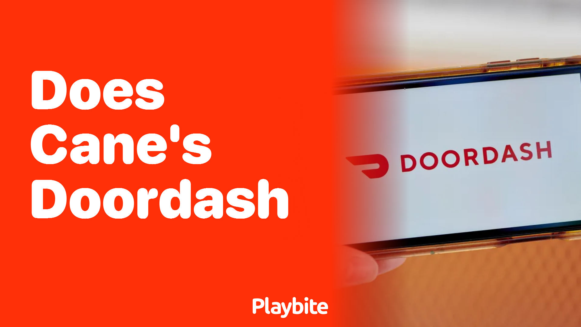 Does Raising Cane’s Deliver Through DoorDash?