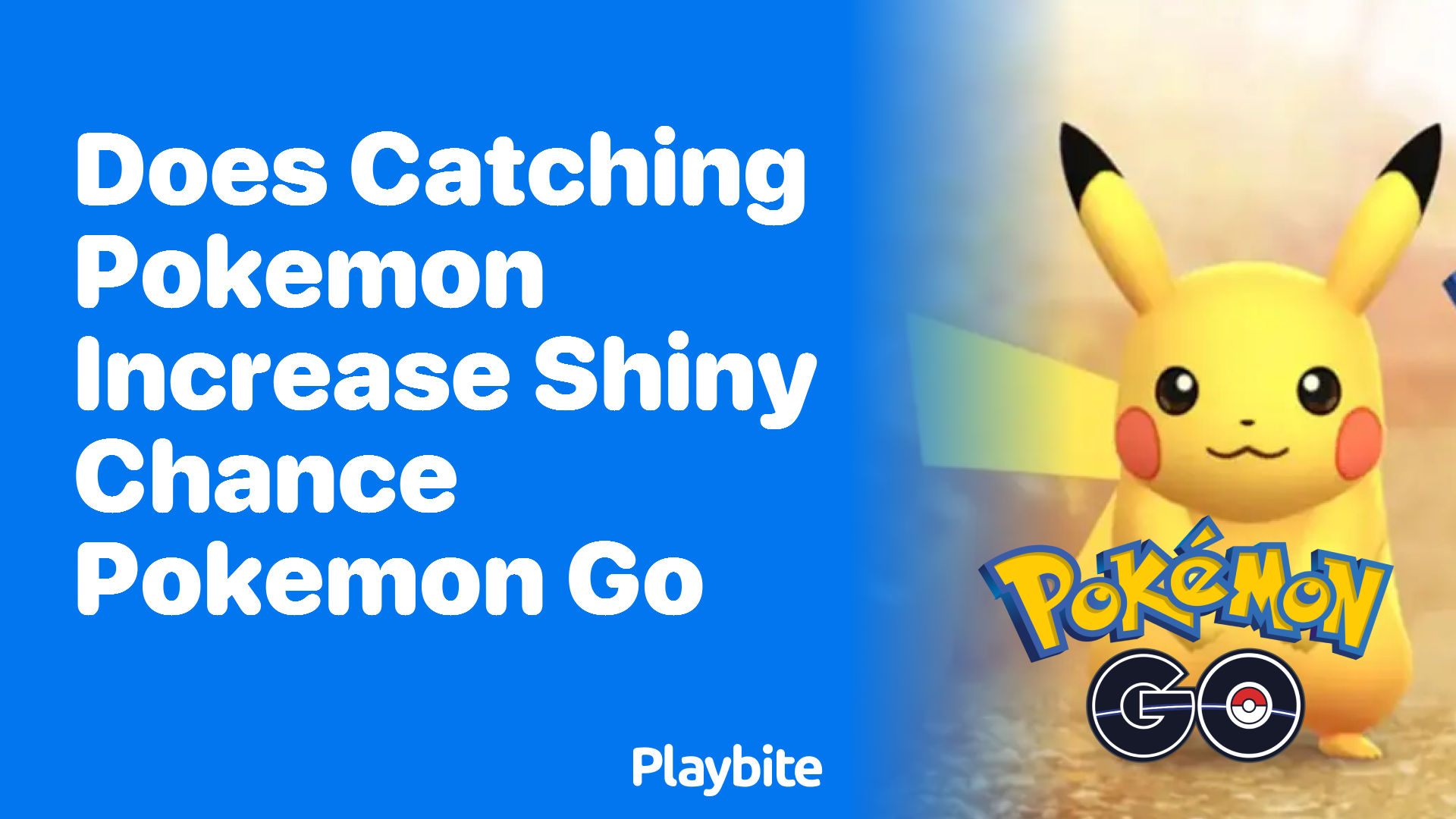 Does Catching Pokémon Increase Shiny Chance in Pokémon GO?