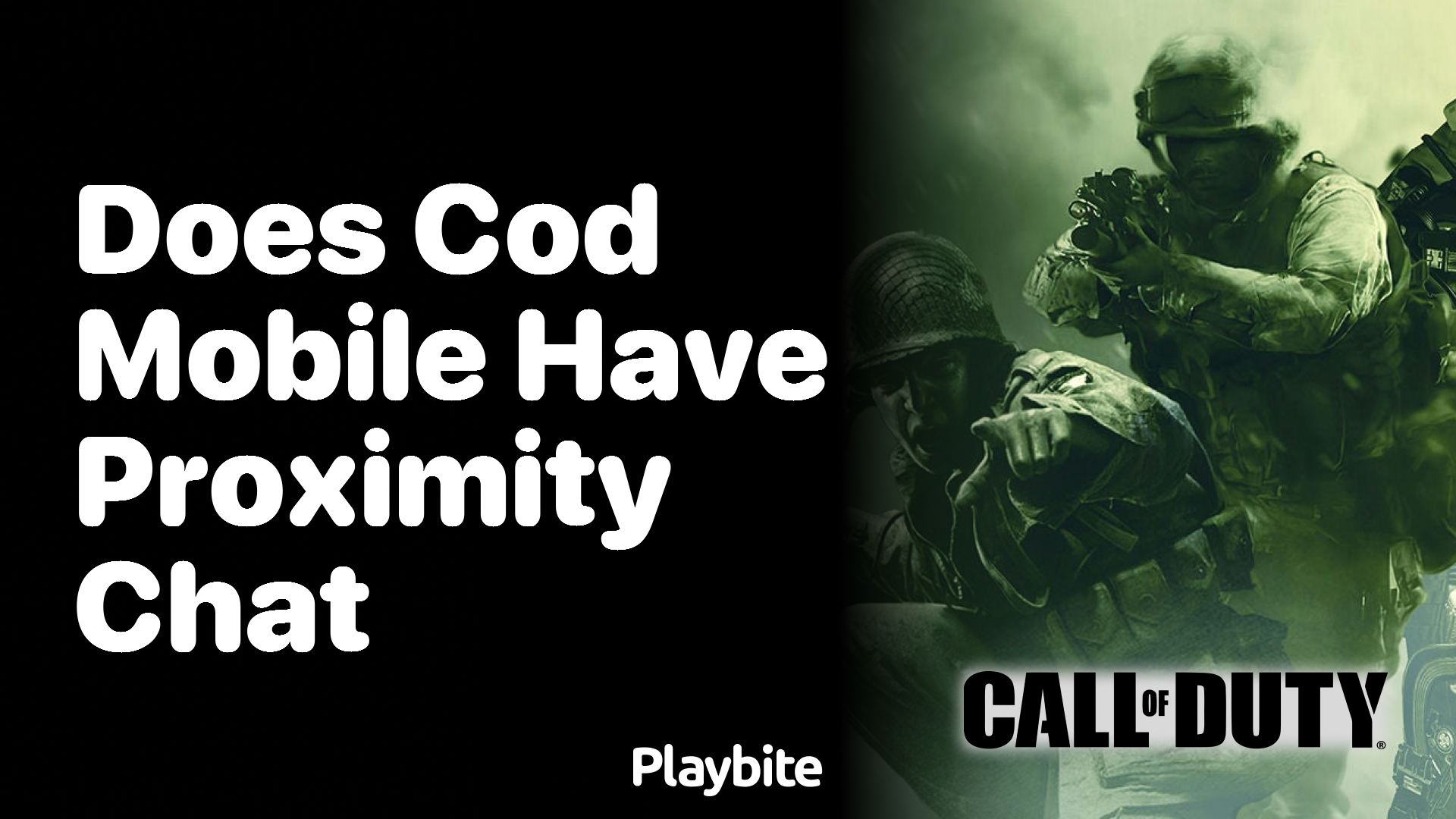 Does COD Mobile Have Proximity Chat?
