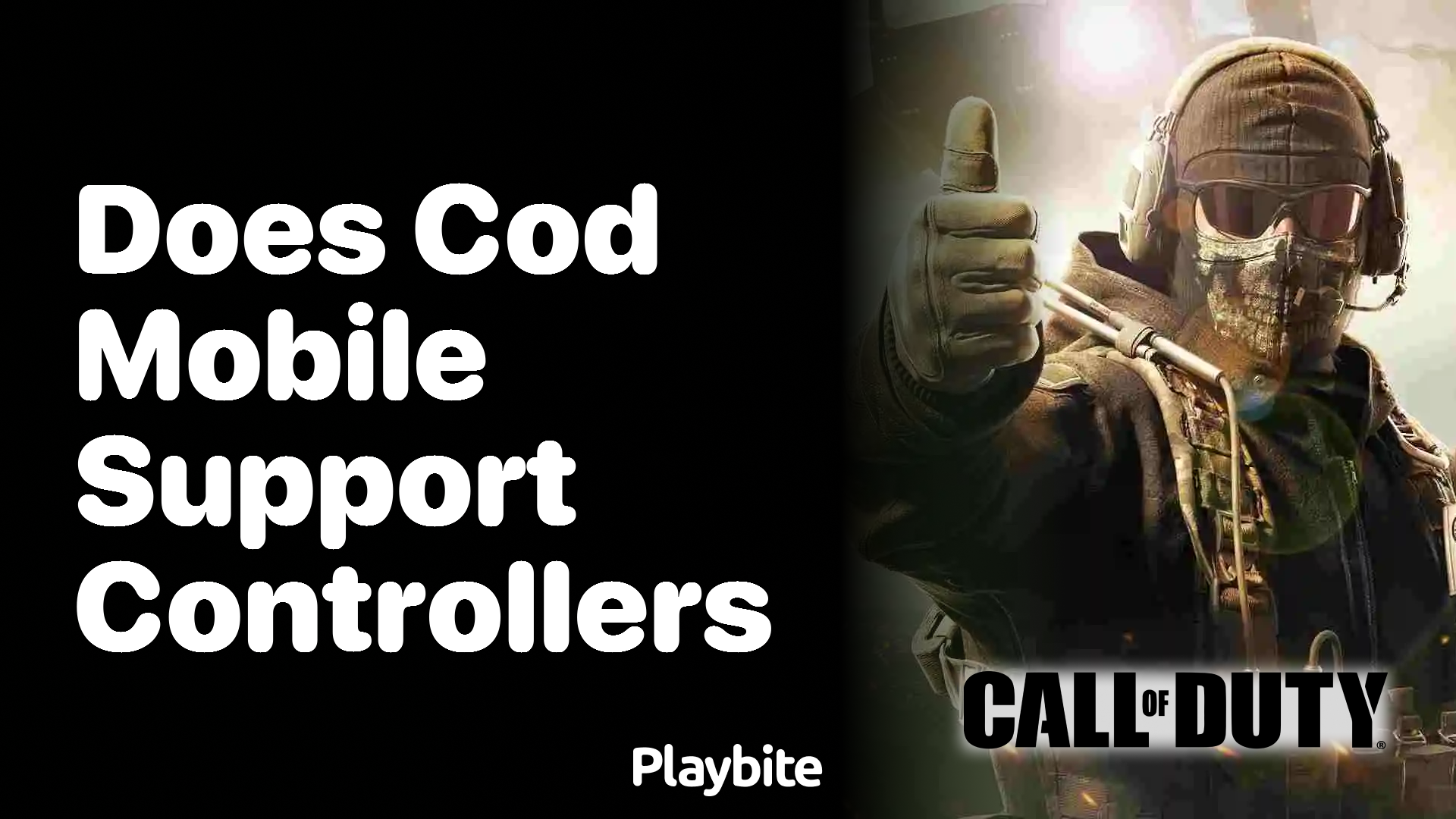 Does COD Mobile Support Controllers? Find Out Here! Playbite