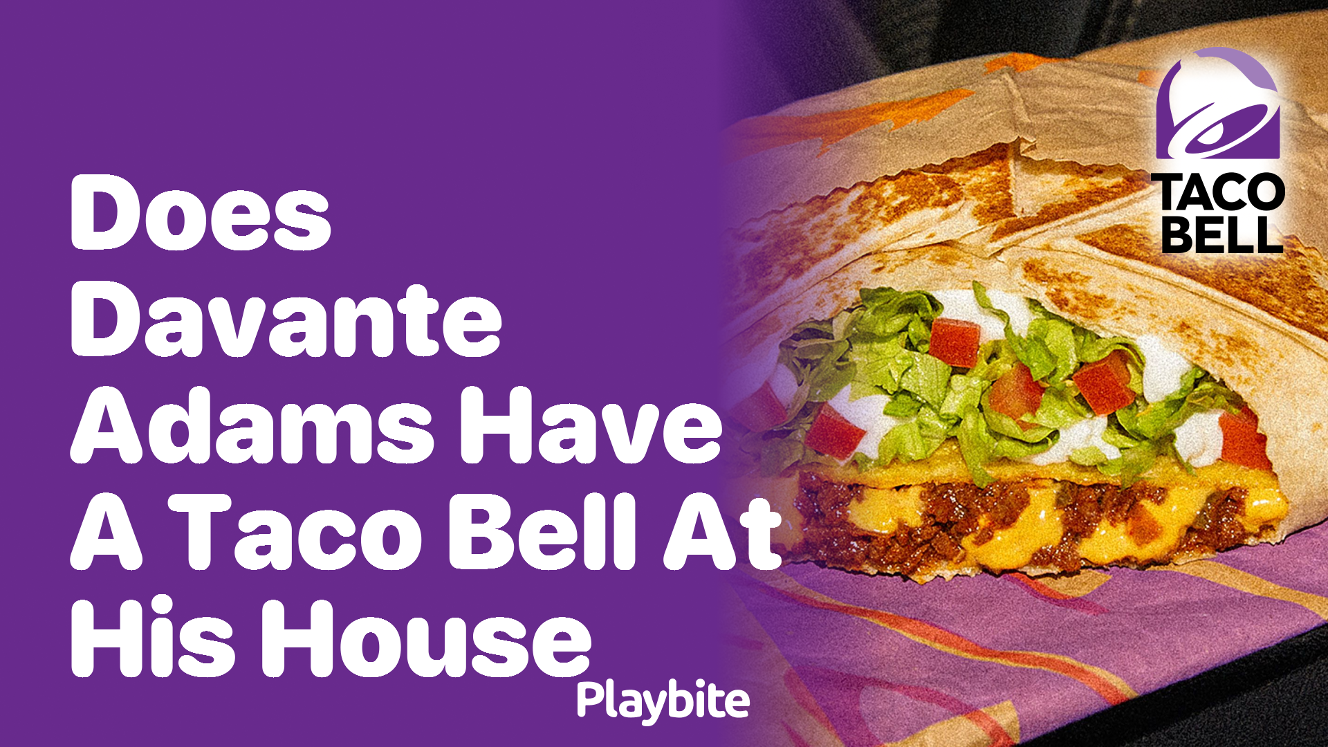 Does Davante Adams Have a Taco Bell at His House?