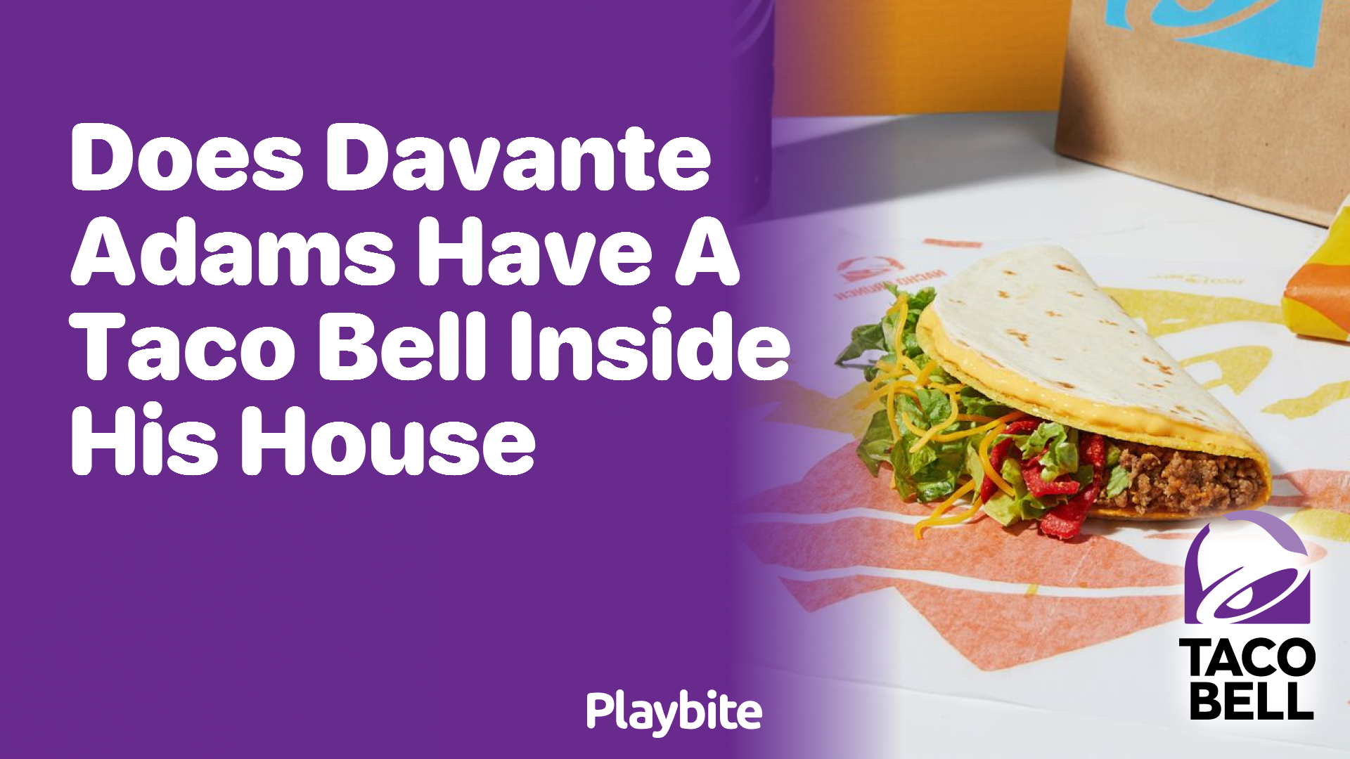 Does Davante Adams Have a Taco Bell Inside His House?