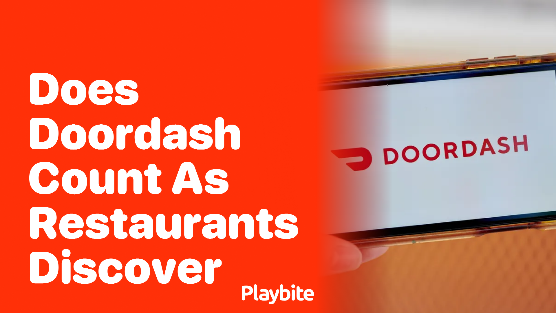 Does DoorDash Count as Restaurants on Discover?