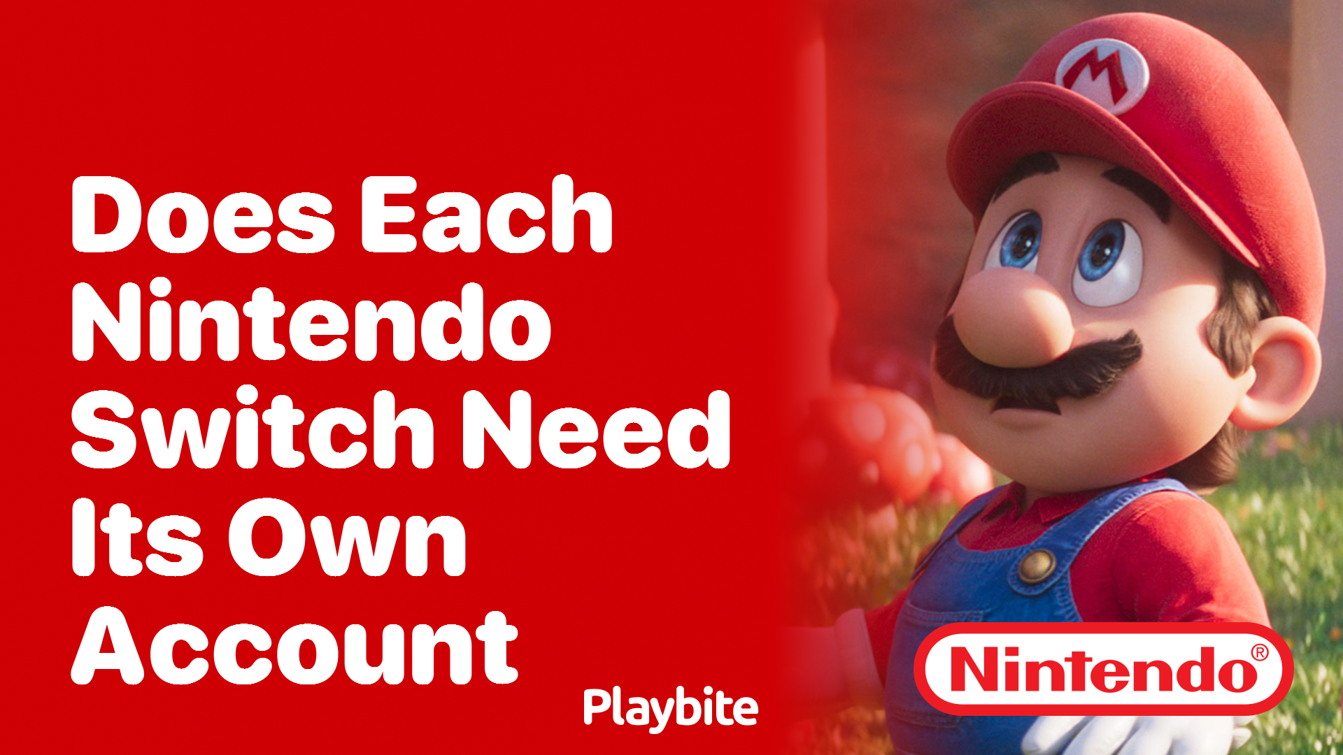 Does Each Nintendo Switch Need Its Own Account?