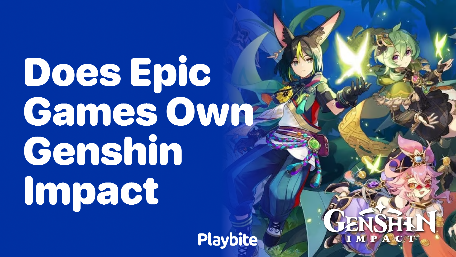 Does Epic Games Own Genshin Impact?